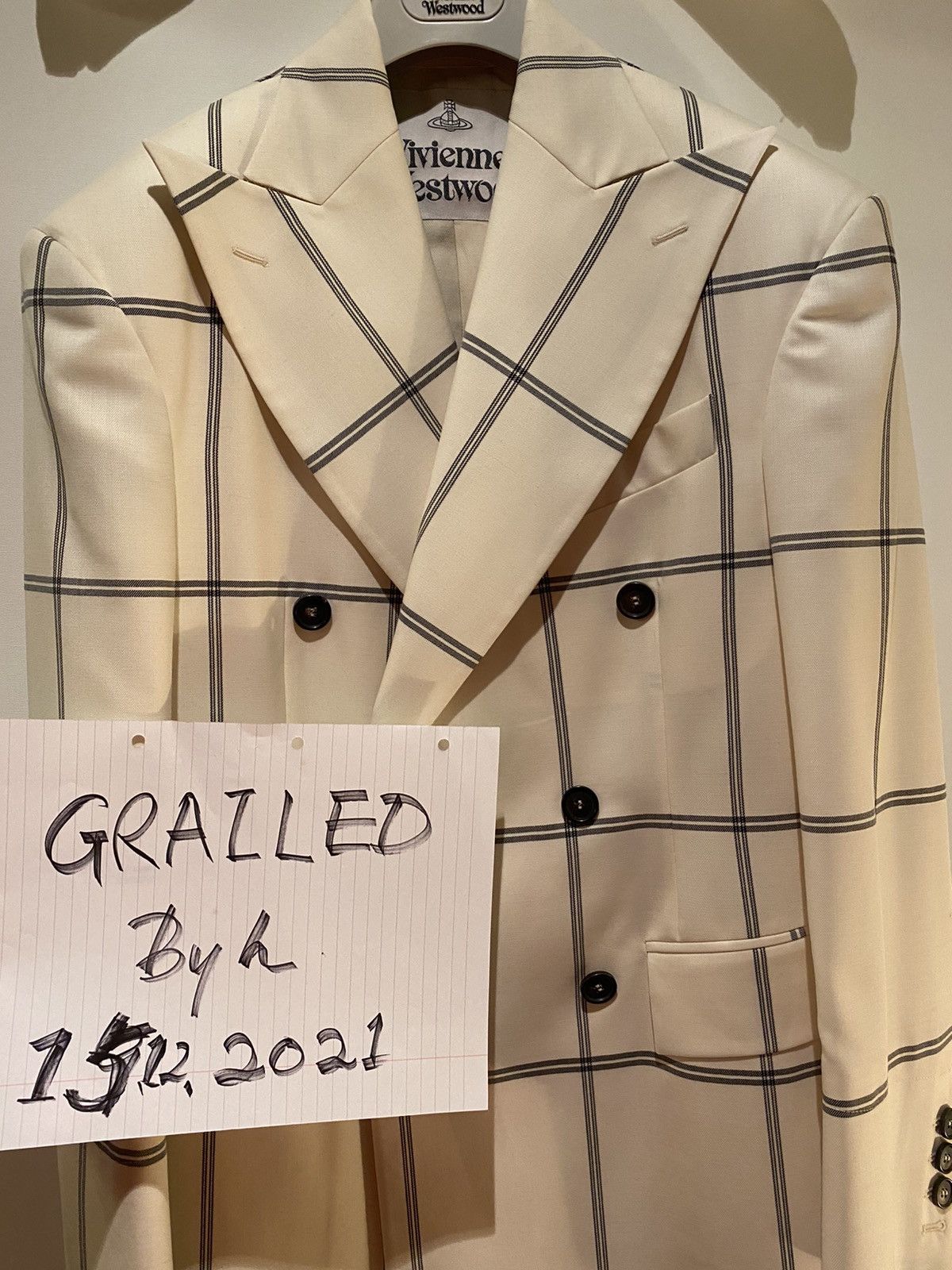 Vivienne Westwood Fall 2017 Runway White Double Breasted Jacket Size 36R - 12 Thumbnail