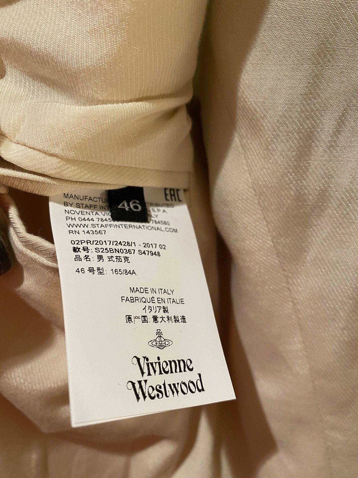 Vivienne Westwood Fall 2017 Runway White Double Breasted Jacket Size 36R - 11 Thumbnail