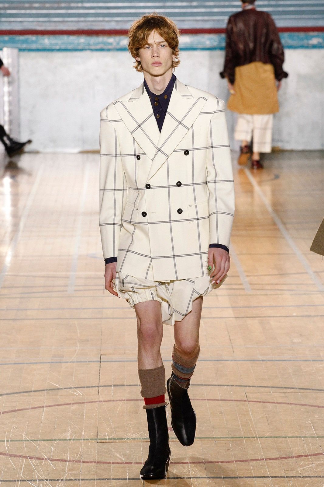 Fall 2017 Runway White Double Breasted Jacket