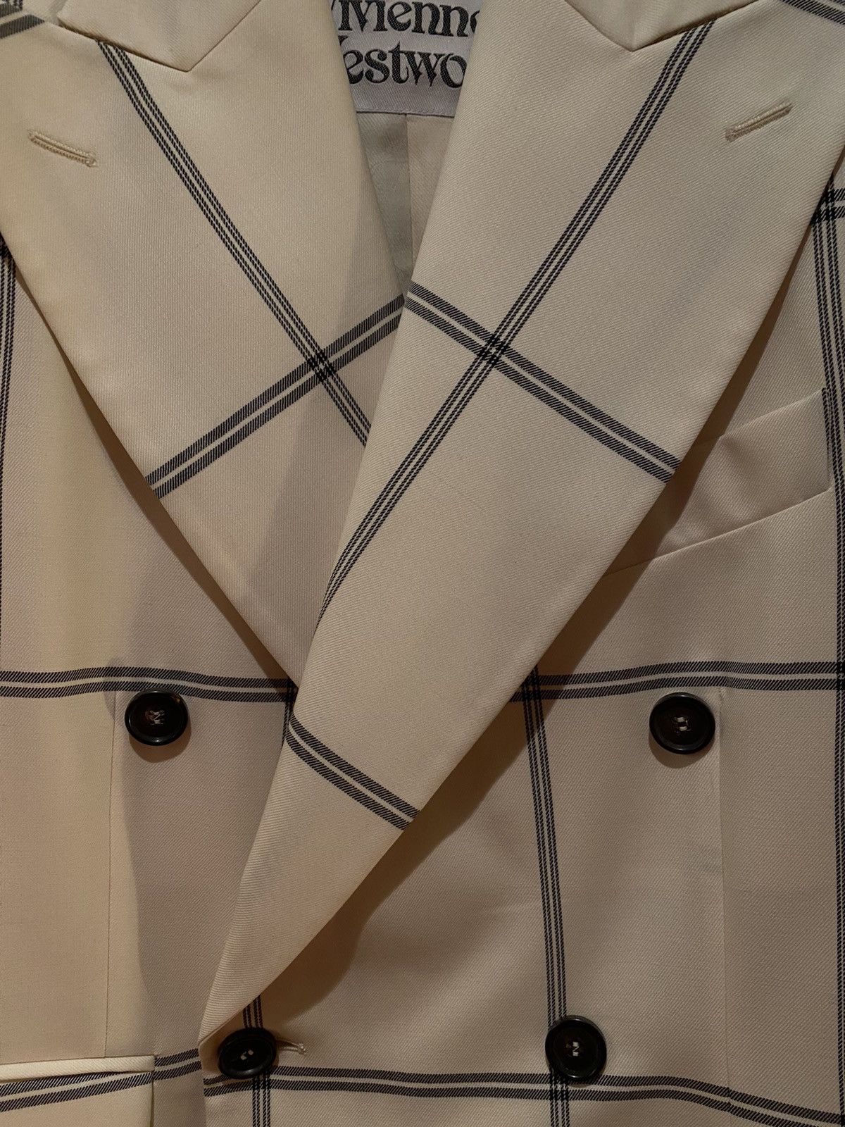 Vivienne Westwood Fall 2017 Runway White Double Breasted Jacket Size 36R - 4 Thumbnail