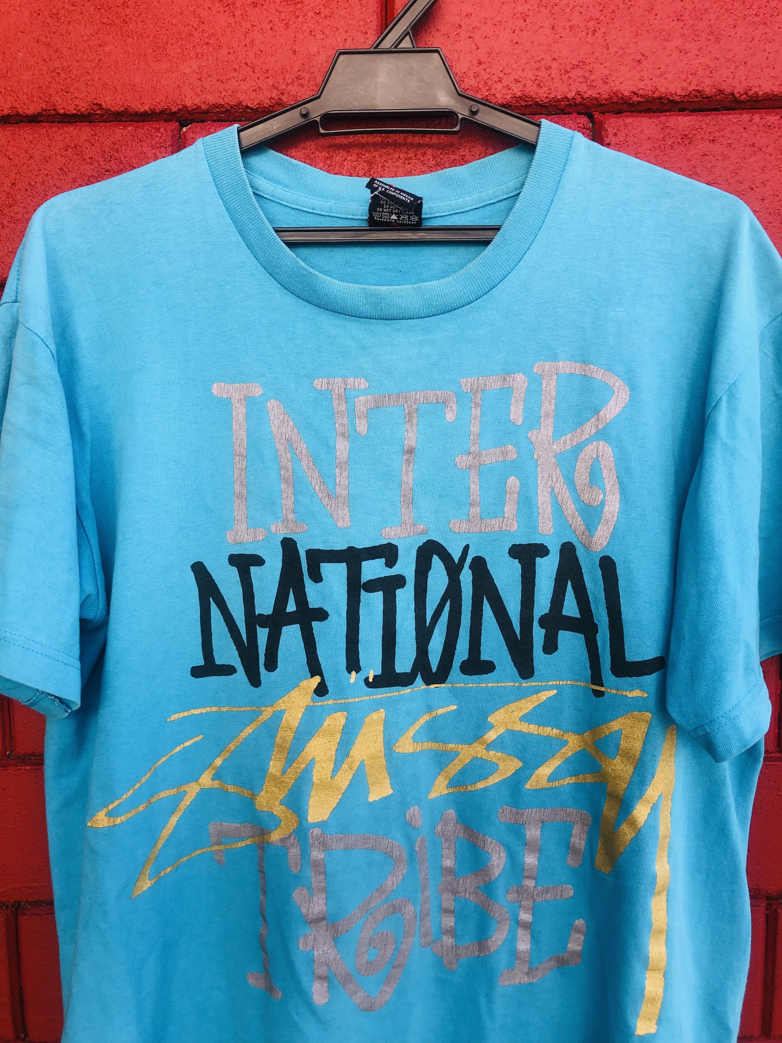 Japanese Brand × Stussy × Vintage Vintage Stussy International Tribe Streetwear Style Size US M / EU 48-50 / 2 - 3 Thumbnail