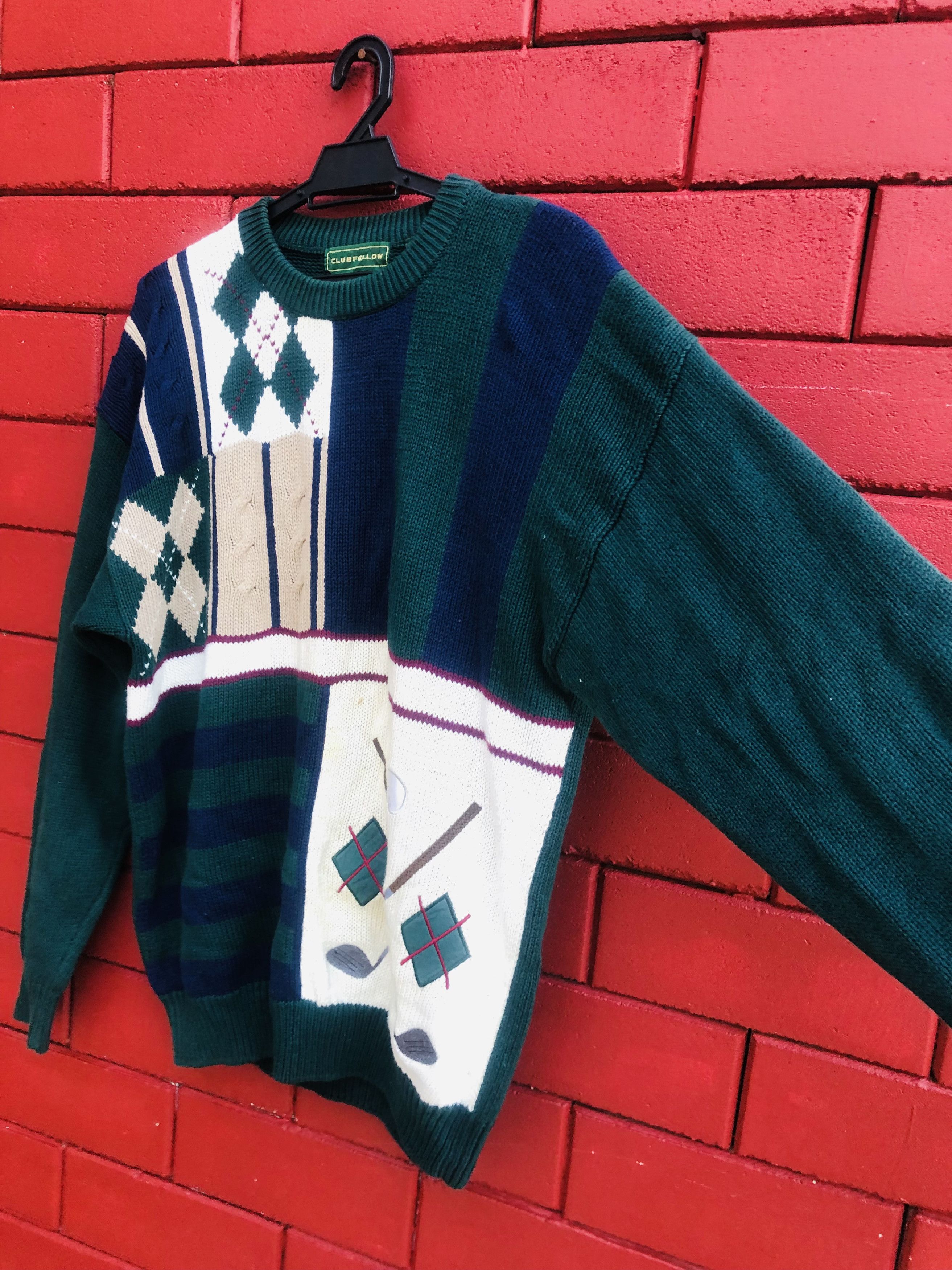 Japanese Brand × Vintage Vintage Clubfellow Knitwear Japan Designed Fashion Style Size US M / EU 48-50 / 2 - 6 Thumbnail