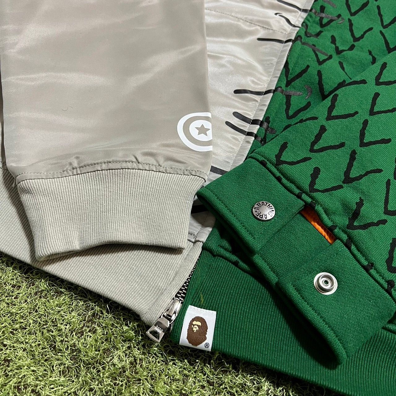 Bape BAPE AMBUSH full zip hoodie Gray/green Size US L / EU 52-54 / 3 - 2 Thumbnail