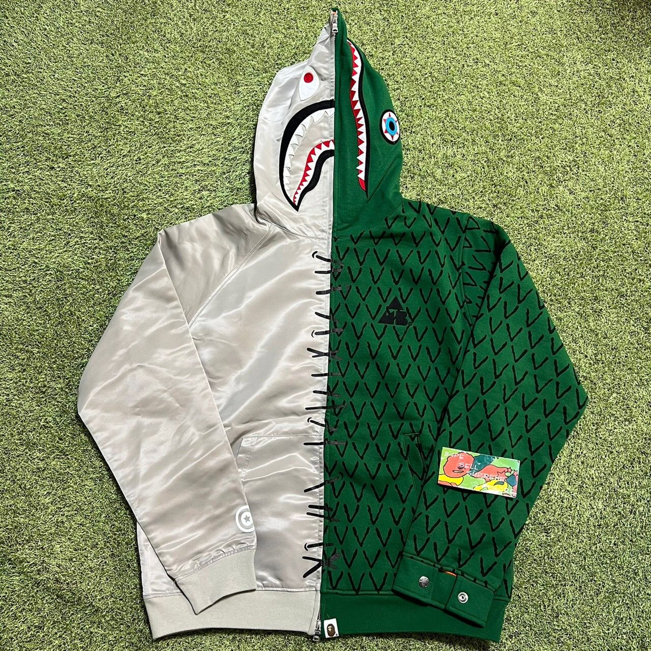 Bape BAPE AMBUSH full zip hoodie Gray/green Size US L / EU 52-54 / 3 - 1 Thumbnail