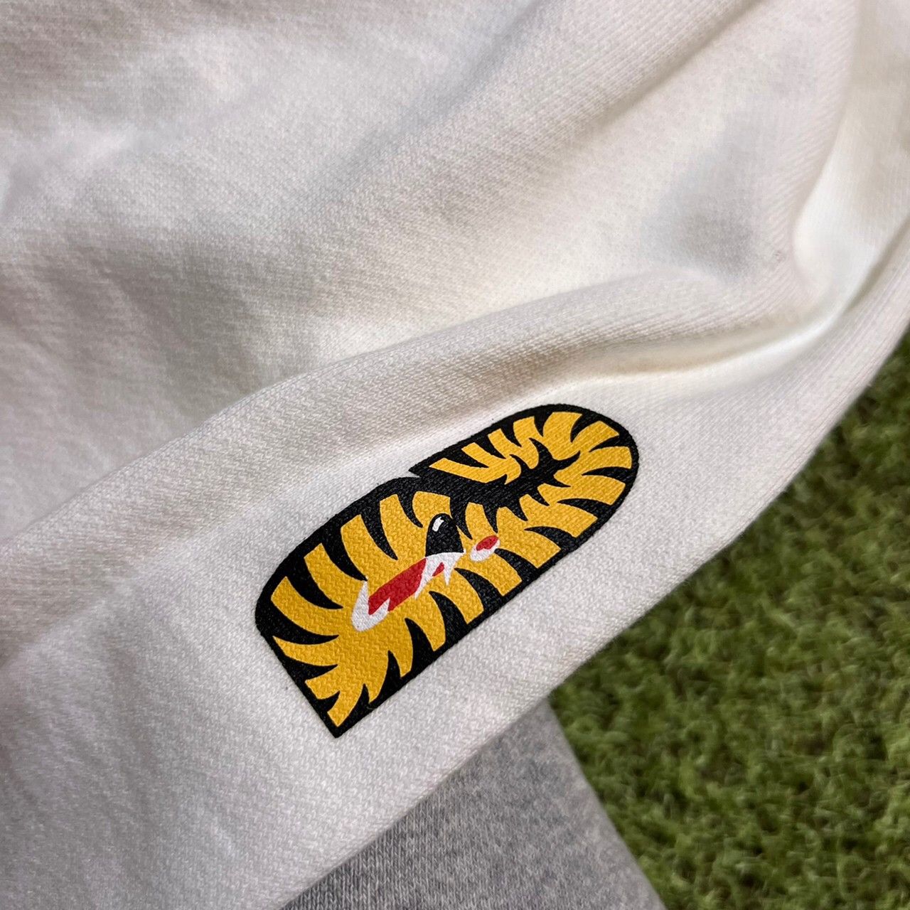 Bape BAPE Tiger versity Hoodie jacket gray/White Size US L / EU 52-54 / 3 - 9 Thumbnail