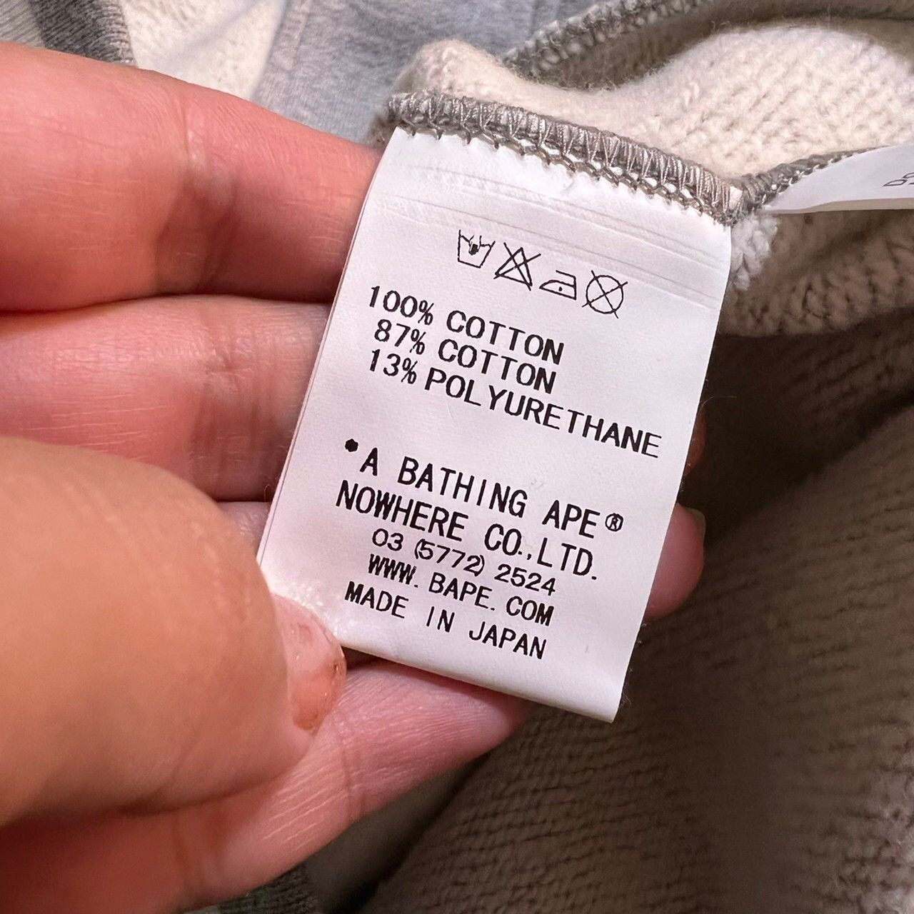 Bape BAPE Tiger versity Hoodie jacket gray/White Size US L / EU 52-54 / 3 - 7 Thumbnail