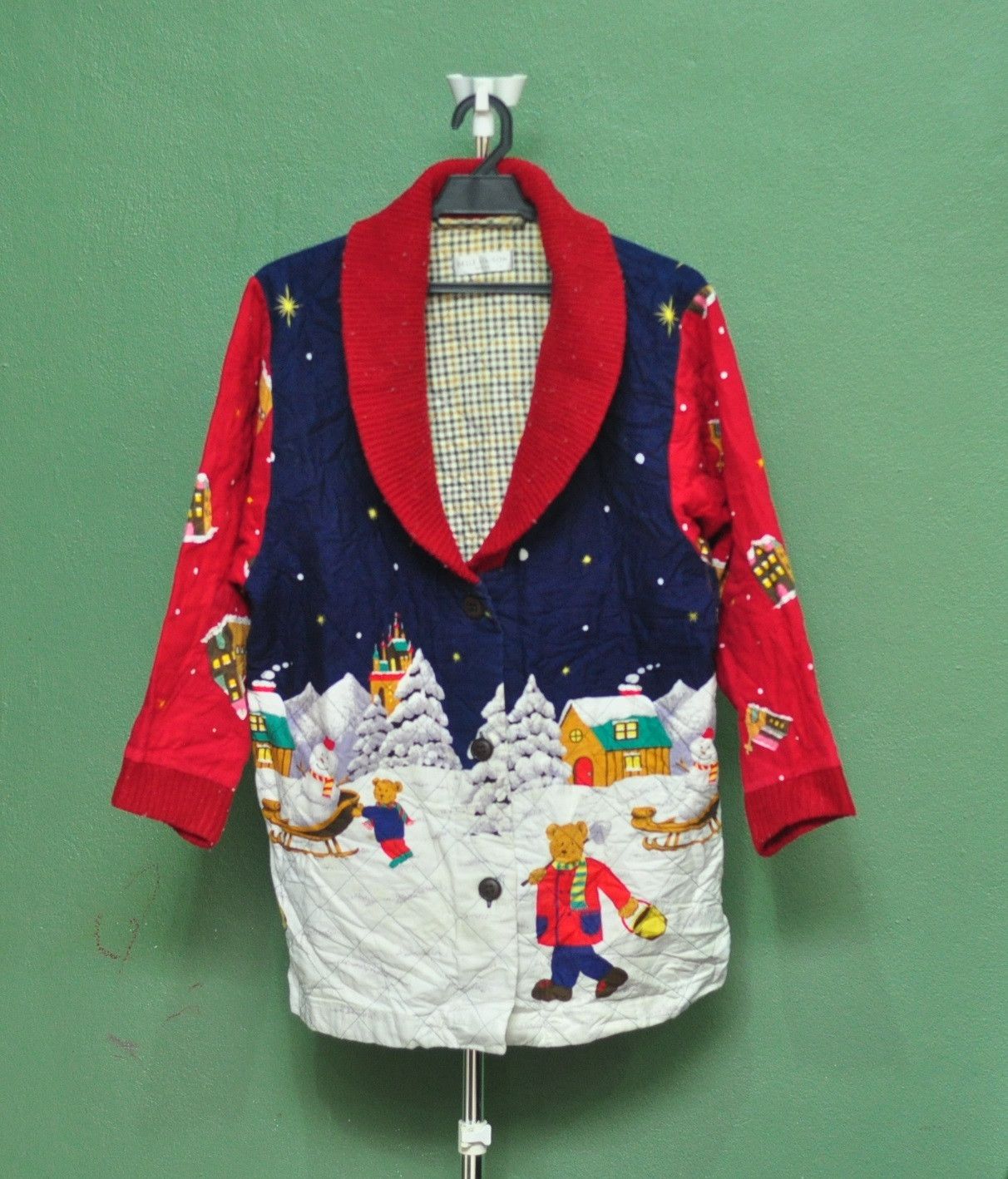 image of Vintage Belle Maison Designer Fashion Style Sweater Jaket, Men's (Size Medium)