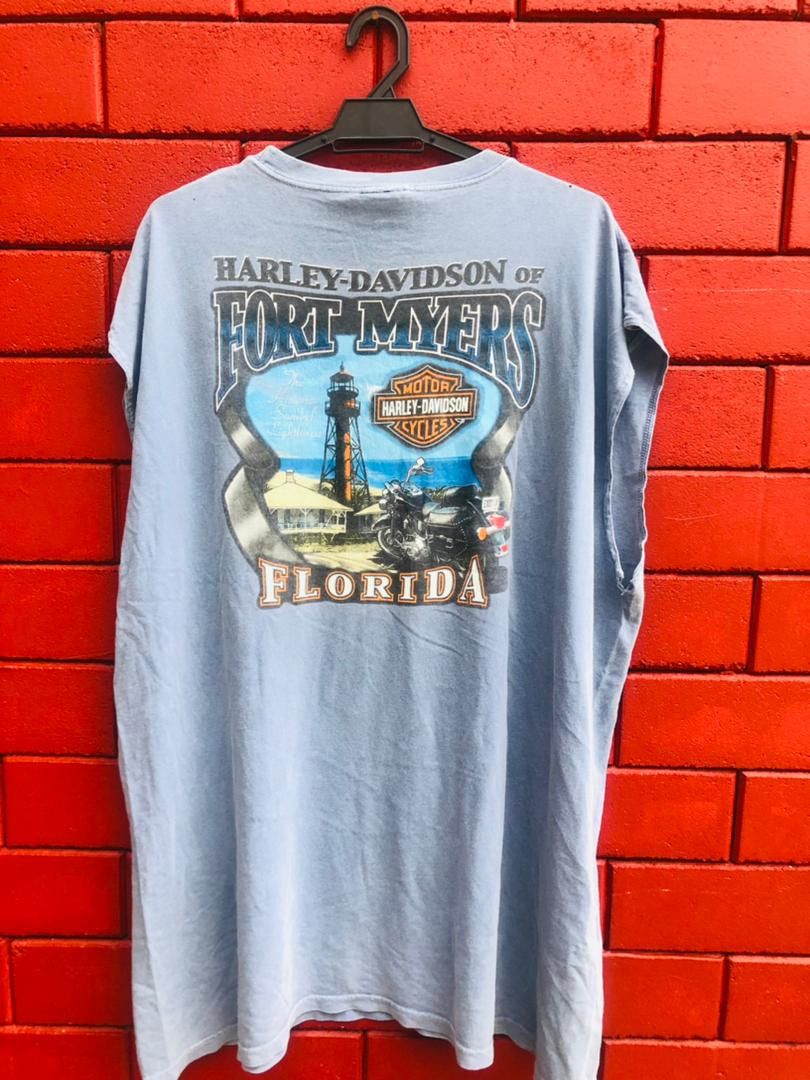 Harley Davidson × Vintage Vintage Harley Davidson Motorcycle Designer Fashion Style Size US XL / EU 56 / 4 - 2 Thumbnail