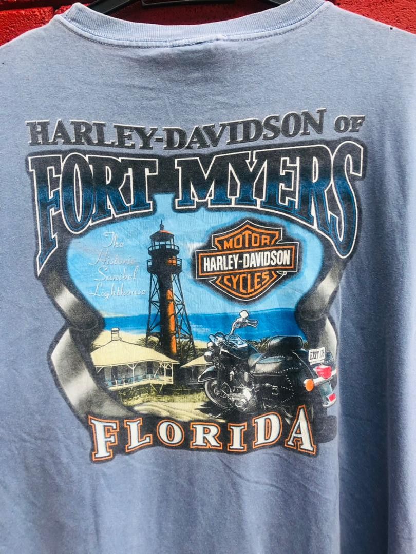 Harley Davidson × Vintage Vintage Harley Davidson Motorcycle Designer Fashion Style Size US XL / EU 56 / 4 - 6 Thumbnail