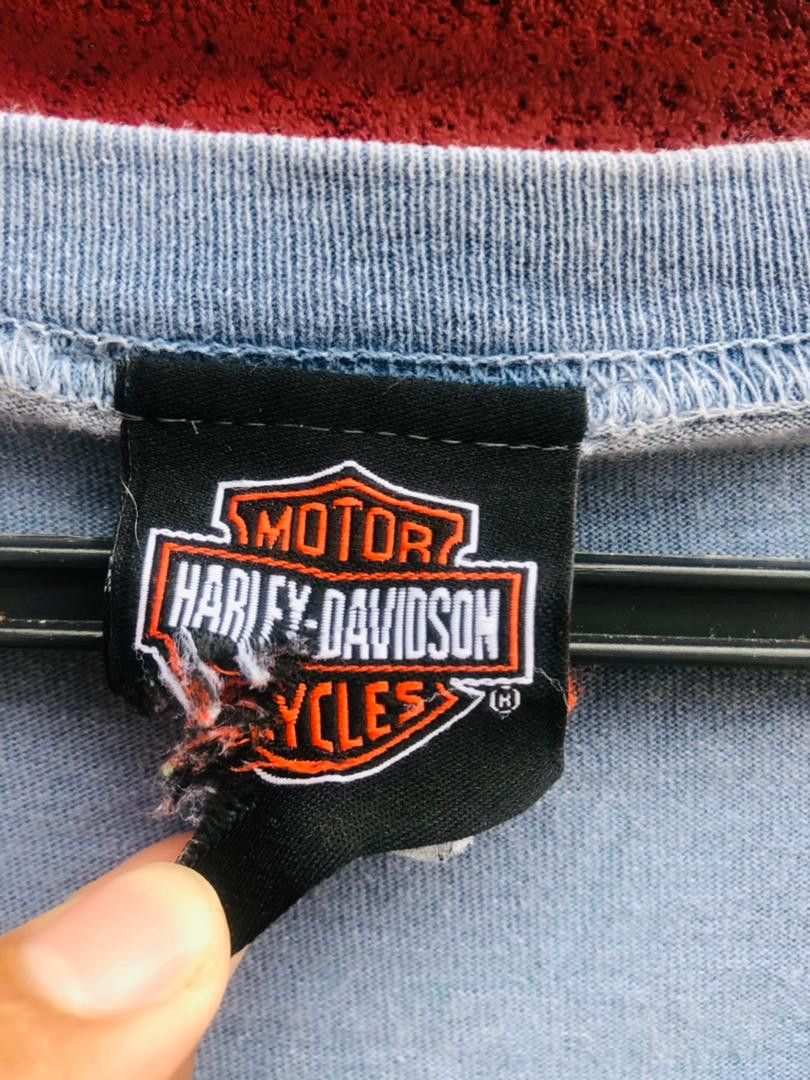 Harley Davidson × Vintage Vintage Harley Davidson Motorcycle Designer Fashion Style Size US XL / EU 56 / 4 - 5 Thumbnail