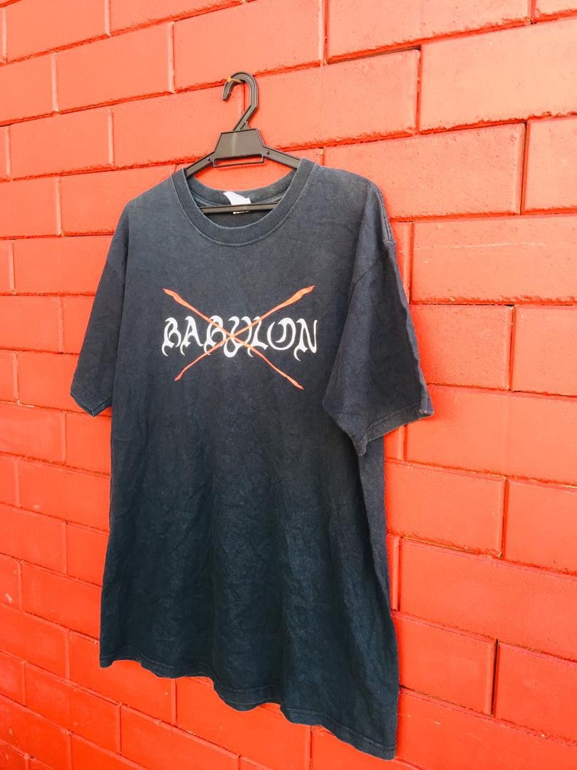 Japanese Brand × Vintage Vintage Babylon Fight The Power Travis Scott Fashion Style Size US L / EU 52-54 / 3 - 3 Thumbnail