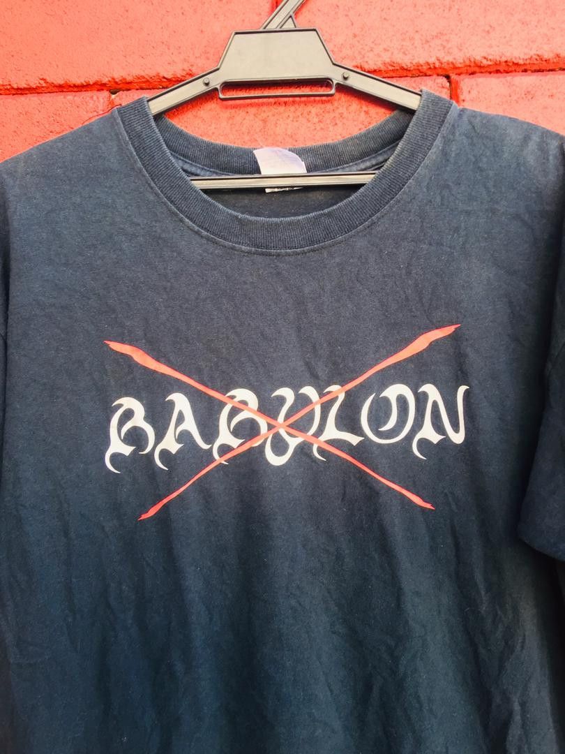 Japanese Brand × Vintage Vintage Babylon Fight The Power Travis Scott Fashion Style Size US L / EU 52-54 / 3 - 4 Thumbnail