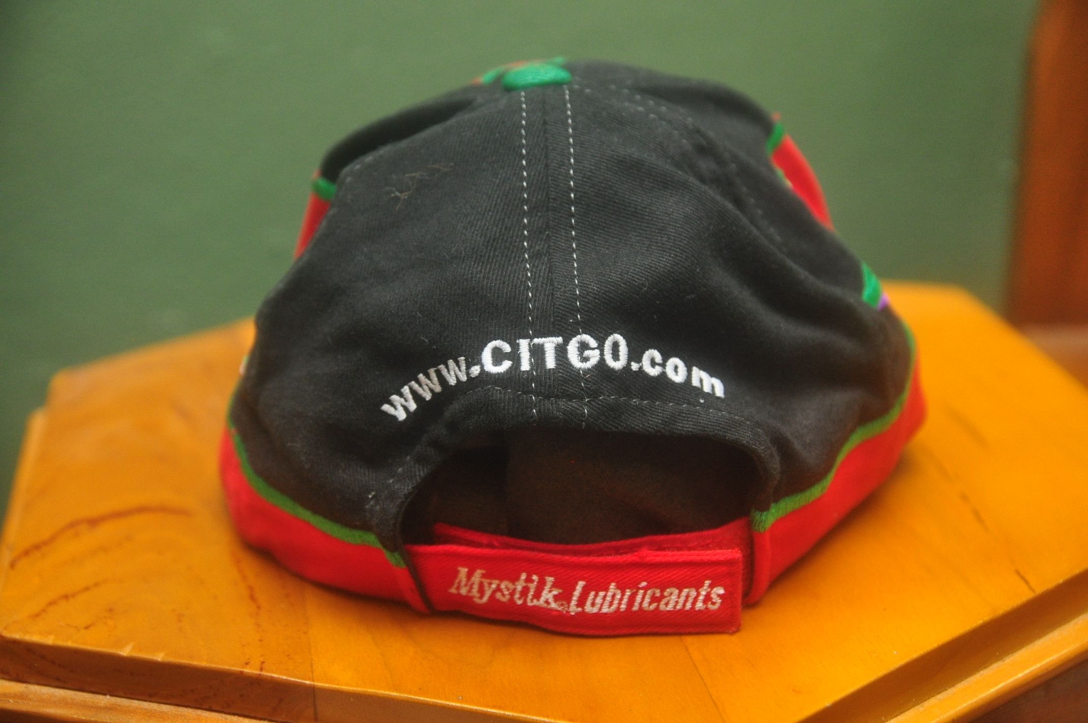 Japanese Brand × Vintage Vintage Mystik Citgo Fullprint Embroided Multicolour Cap Size ONE SIZE - 4 Thumbnail