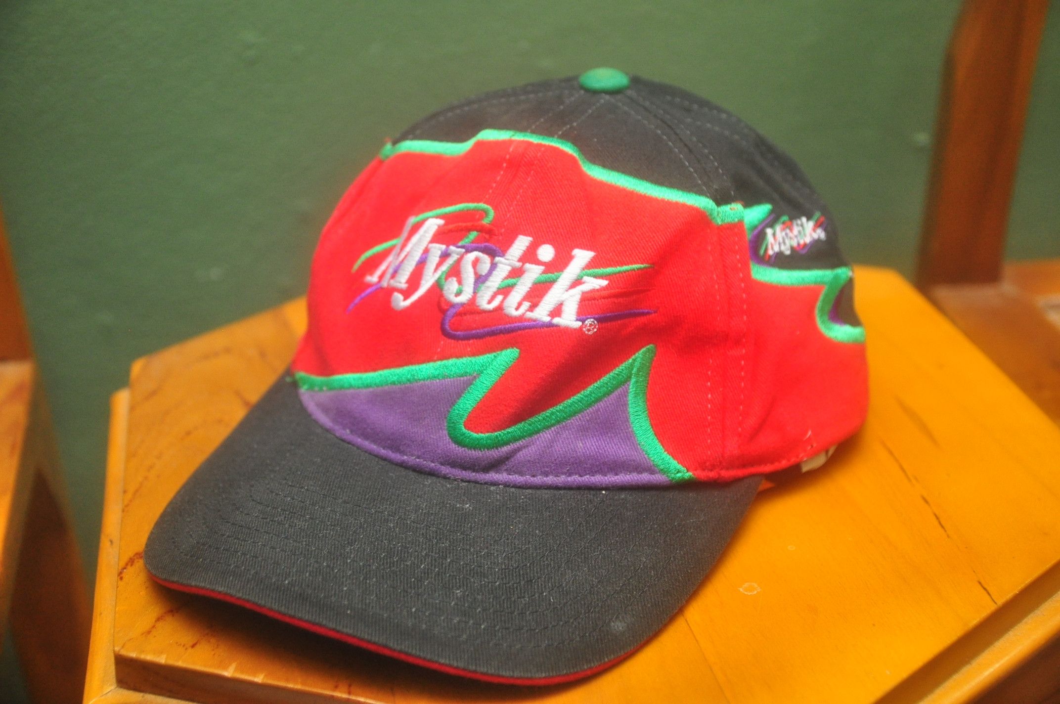 Japanese Brand × Vintage Vintage Mystik Citgo Fullprint Embroided Multicolour Cap Size ONE SIZE - 1 Thumbnail