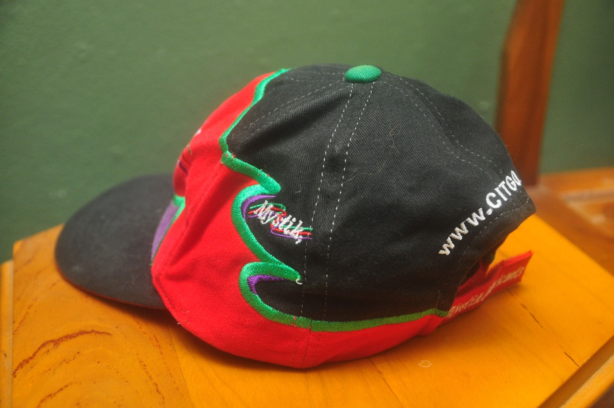 Japanese Brand × Vintage Vintage Mystik Citgo Fullprint Embroided Multicolour Cap Size ONE SIZE - 3 Thumbnail