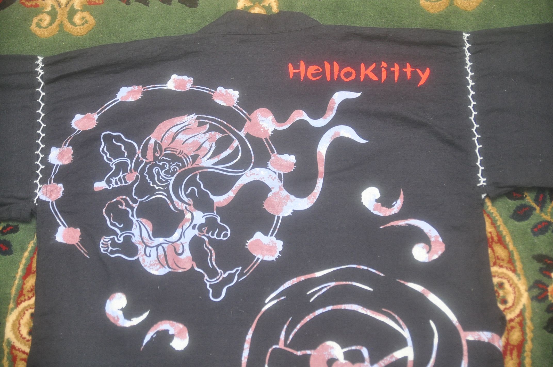 Japanese Brand × Vintage Vintage Hello Kitty Japanese Tradisional Travis Scott Style Size US L / EU 52-54 / 3 - 15 Thumbnail