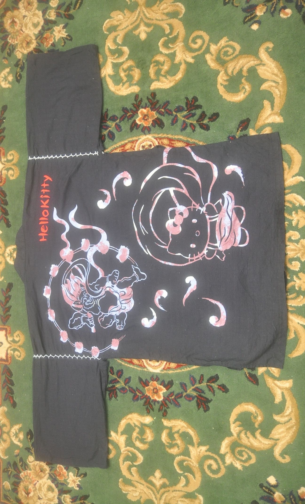 Japanese Brand × Vintage Vintage Hello Kitty Japanese Tradisional Travis Scott Style Size US L / EU 52-54 / 3 - 14 Thumbnail