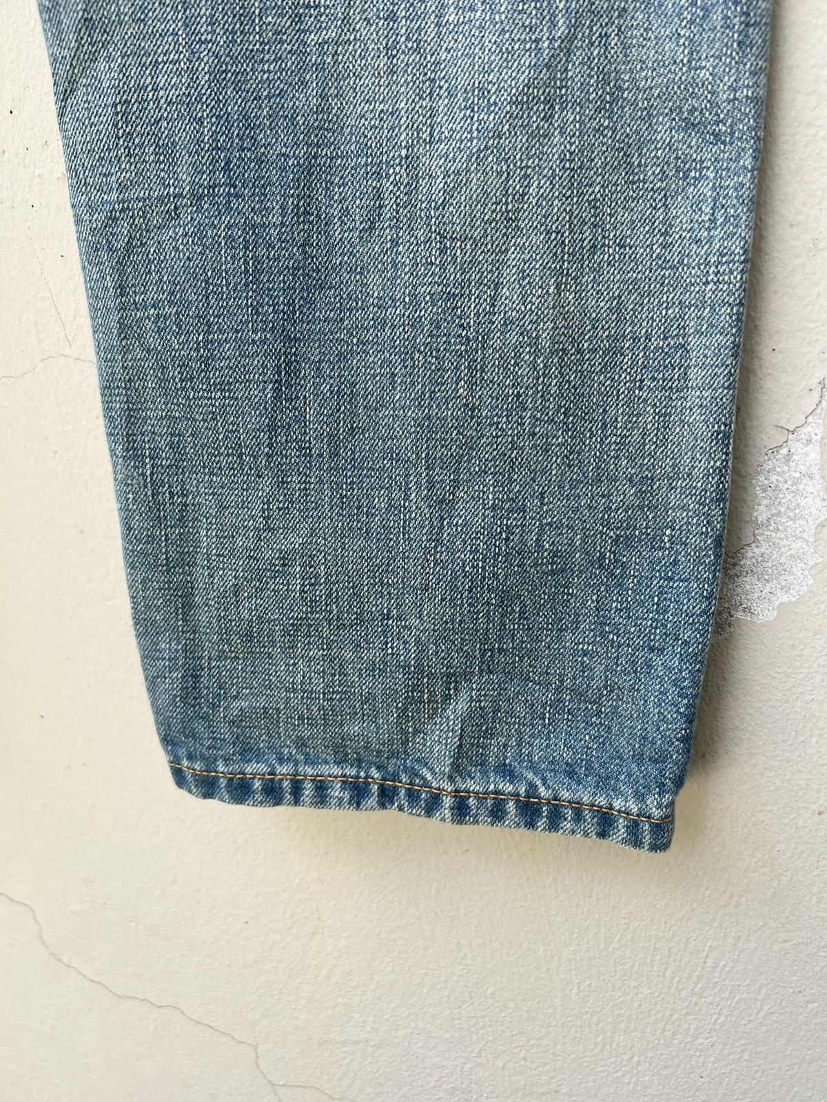 Comme des Garcons Vintage 2004 Junya Watanabe CDG Selvedge Denim Mudded Jeans Size US 31 - 22 Thumbnail