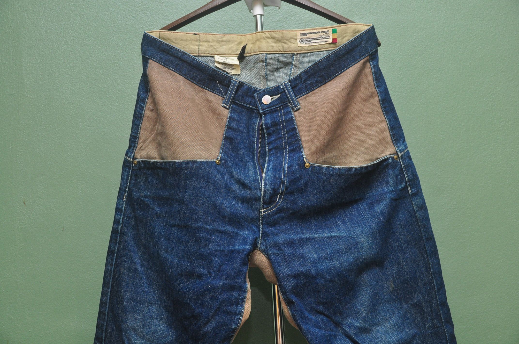 Japanese Brand × Vintage Vintage Scanner Made In Japan Jeans Travis Scott Fashion Size US 35 - 3 Thumbnail