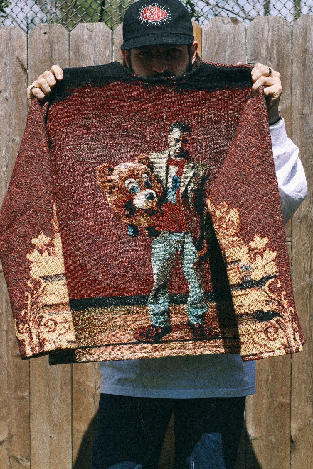 Other Kanye West College Dropout custom tapestry sweater vintage Size US L / EU 52-54 / 3 - 2 Thumbnail
