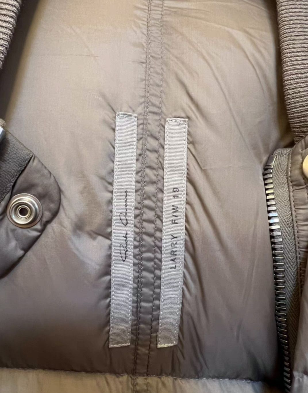Rick Owens 19FW dust/burnt pink suede patchwork down jacket super rare Size US M / EU 48-50 / 2 - 4 Thumbnail