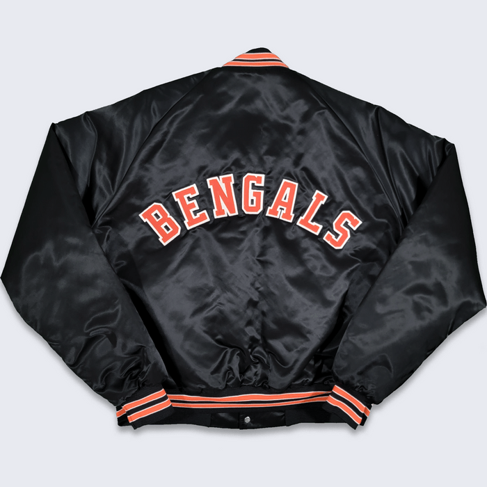 Vintage Cincinnati Bengals Vintage 80s Chalk Line Bomber Jacket Grailed