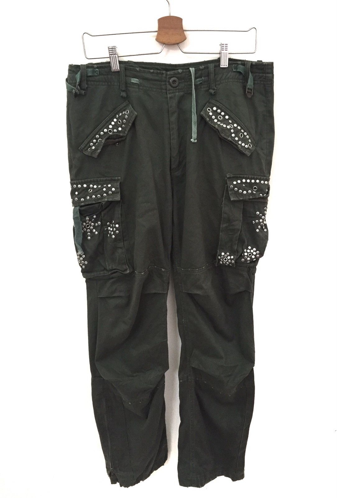 Japanese Brand × Seditionaries Vintage Japanes Brand Philodox Bondage Stud Punk Distressed Size US 35 - 1 Thumbnail