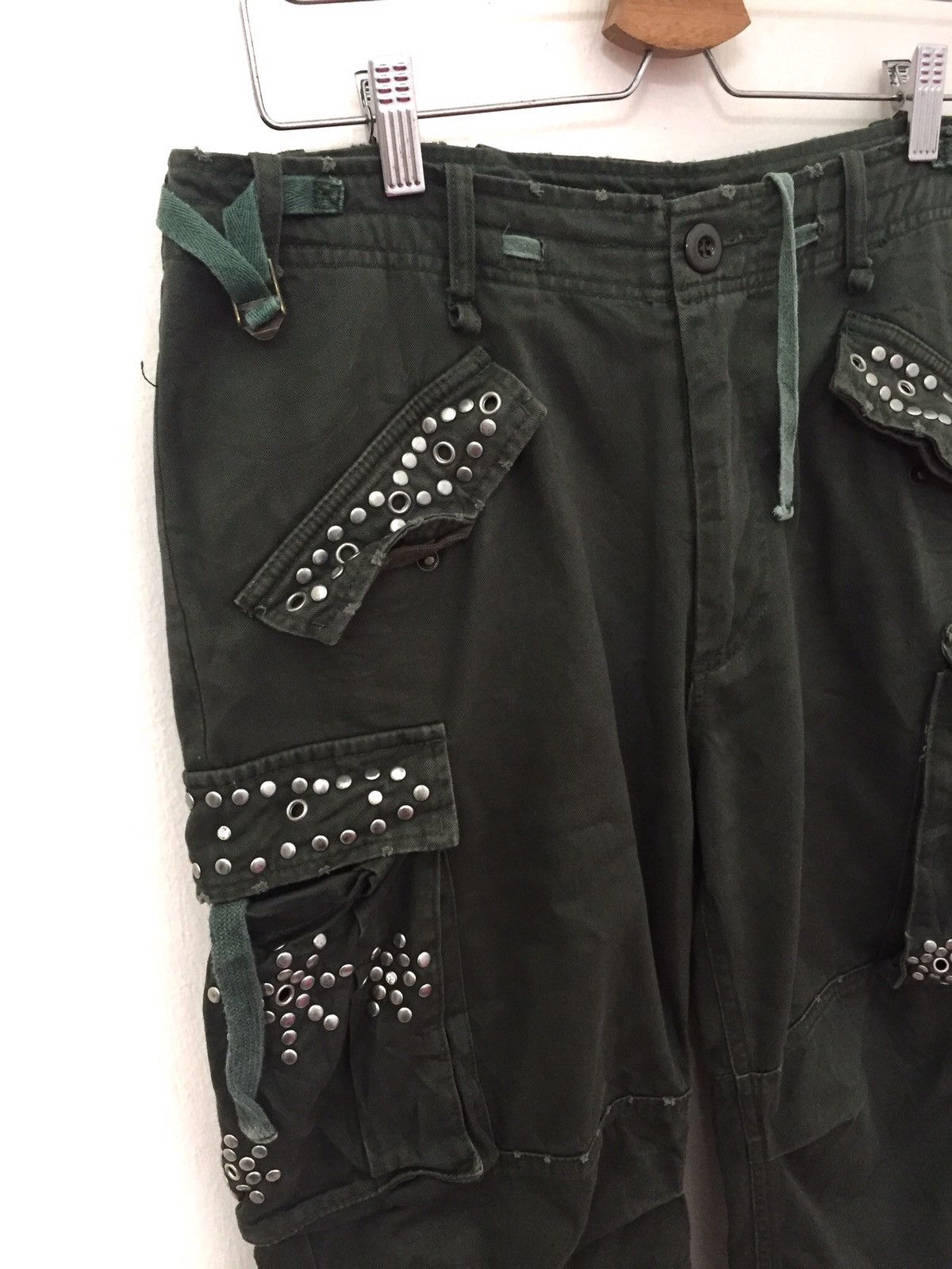 Japanese Brand × Seditionaries Vintage Japanes Brand Philodox Bondage Stud Punk Distressed Size US 35 - 4 Thumbnail