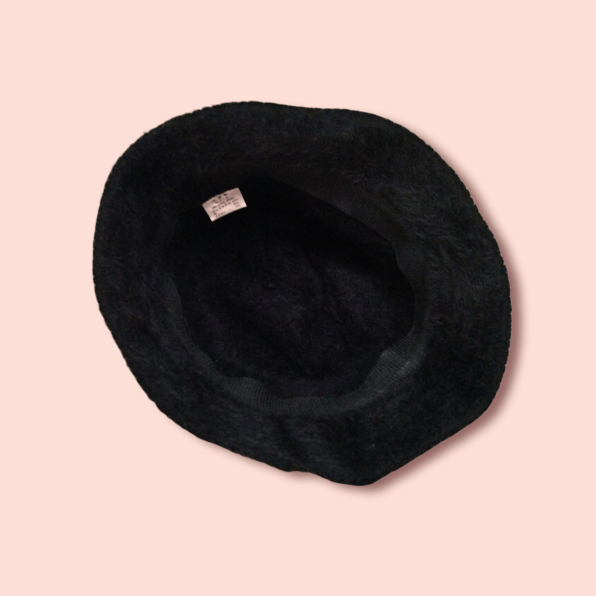 Japanese Brand VINTAGE MOHAIR HAIRY FUR WOOL BLEND BUCKET HAT Size ONE SIZE - 4 Thumbnail