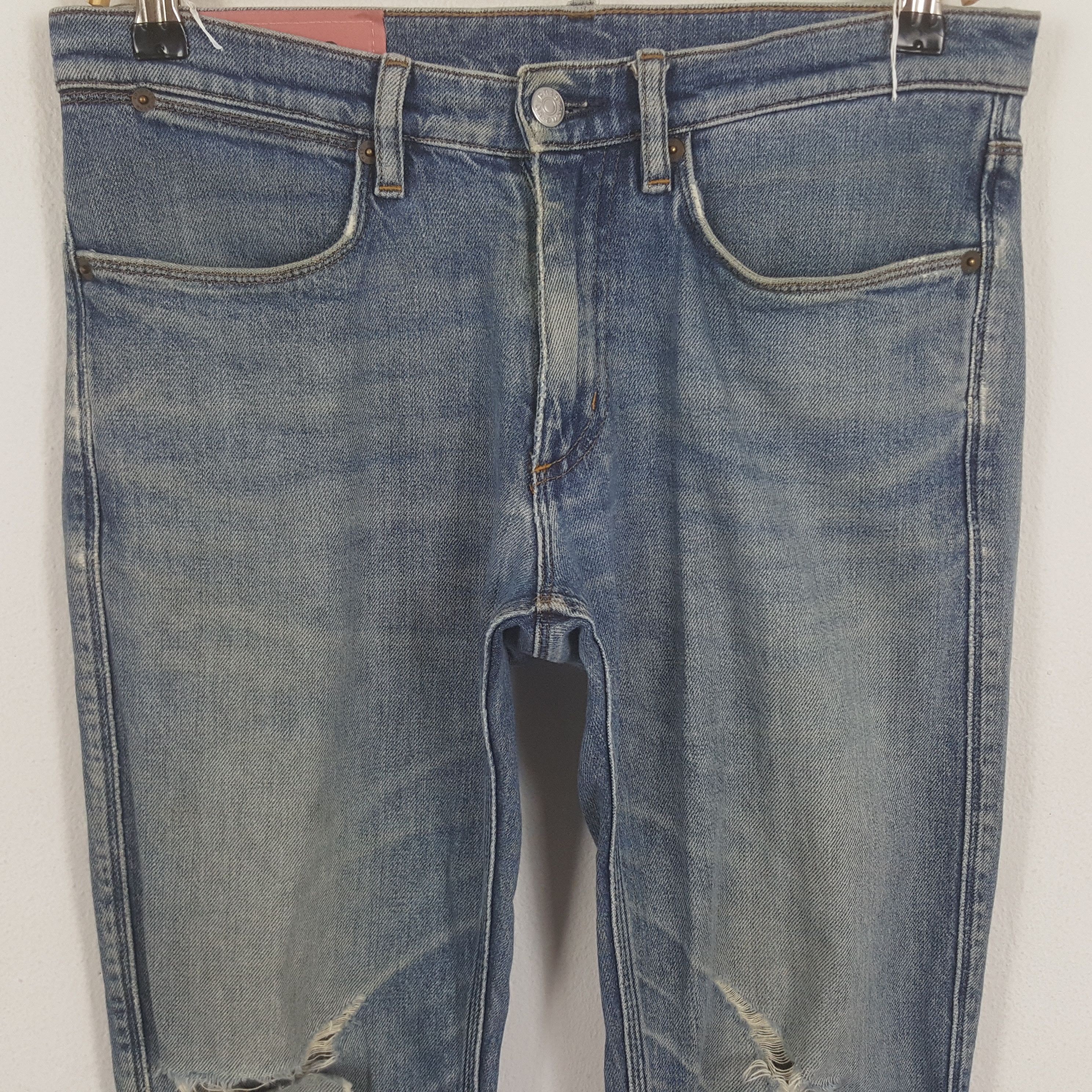 Acne Studios × Vintage Vintage Acne Studios Distressed Style Denim Jeans Size US 30 / EU 46 - 2 Thumbnail