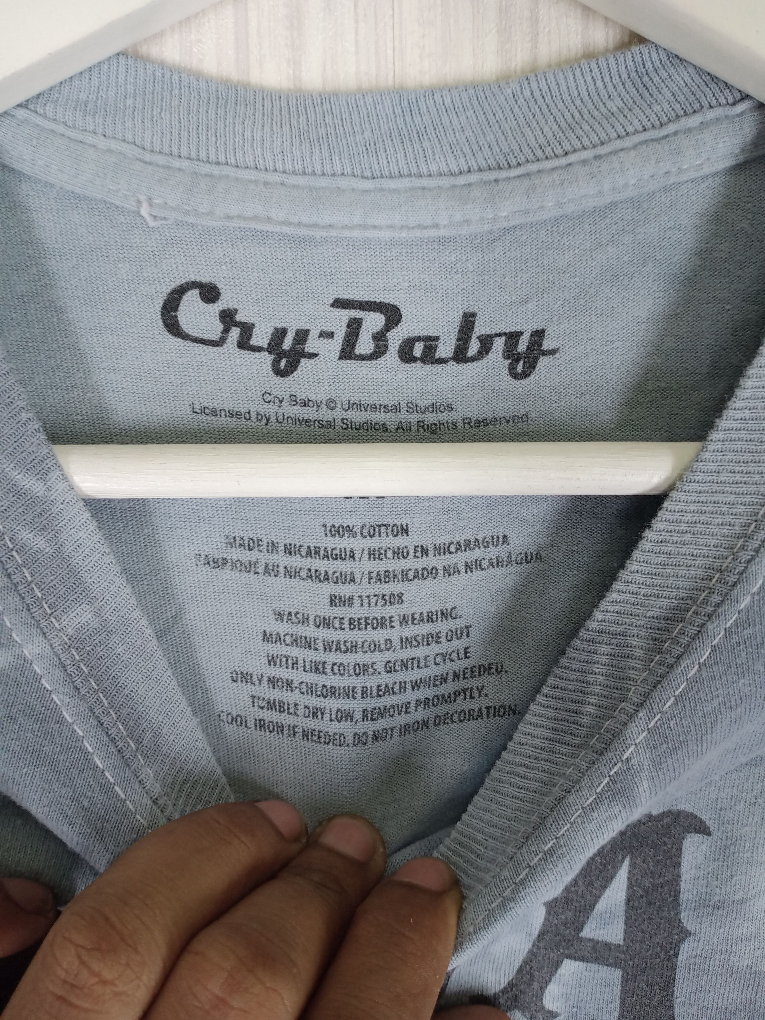 Band Tees Rare Cry Baby Johnny Depp Tie Dye Long sleeve Tshirt Size US M / EU 48-50 / 2 - 5 Thumbnail