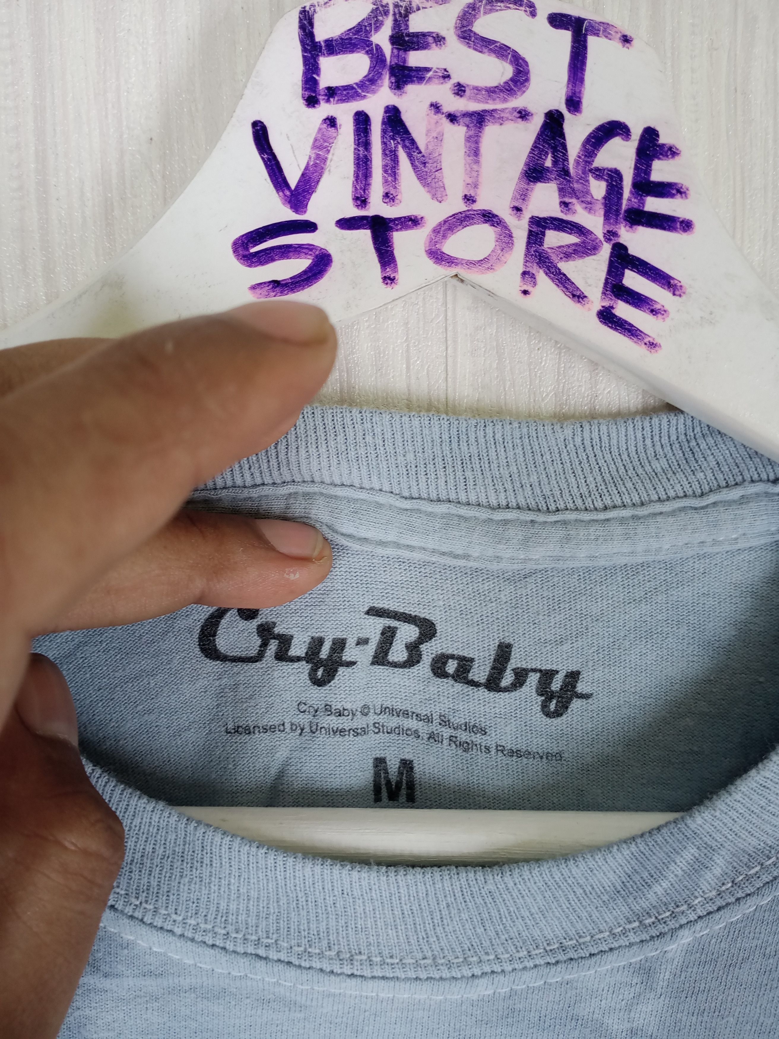 Band Tees Rare Cry Baby Johnny Depp Tie Dye Long sleeve Tshirt Size US M / EU 48-50 / 2 - 3 Thumbnail