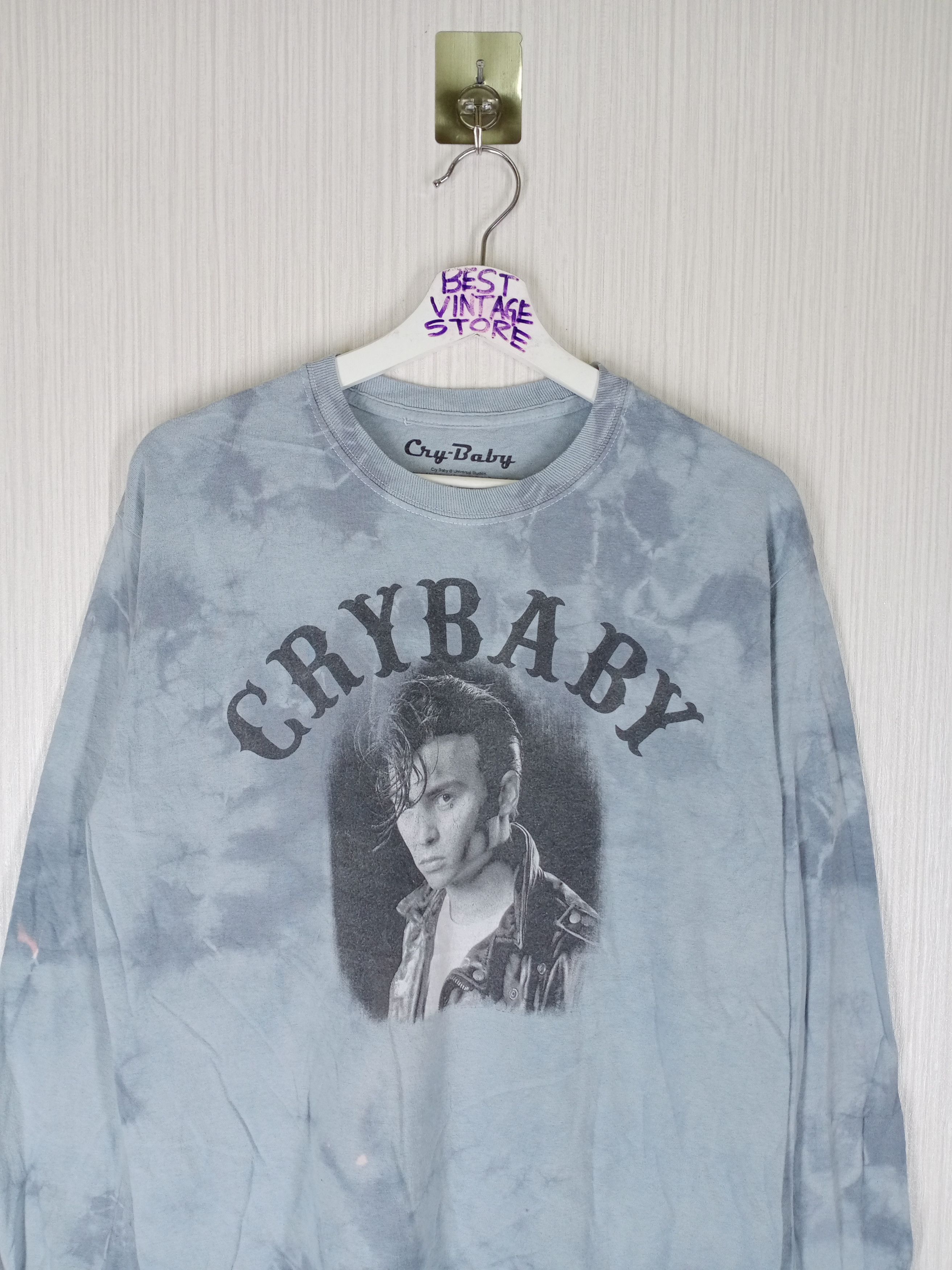 Band Tees Rare Cry Baby Johnny Depp Tie Dye Long sleeve Tshirt Size US M / EU 48-50 / 2 - 2 Thumbnail