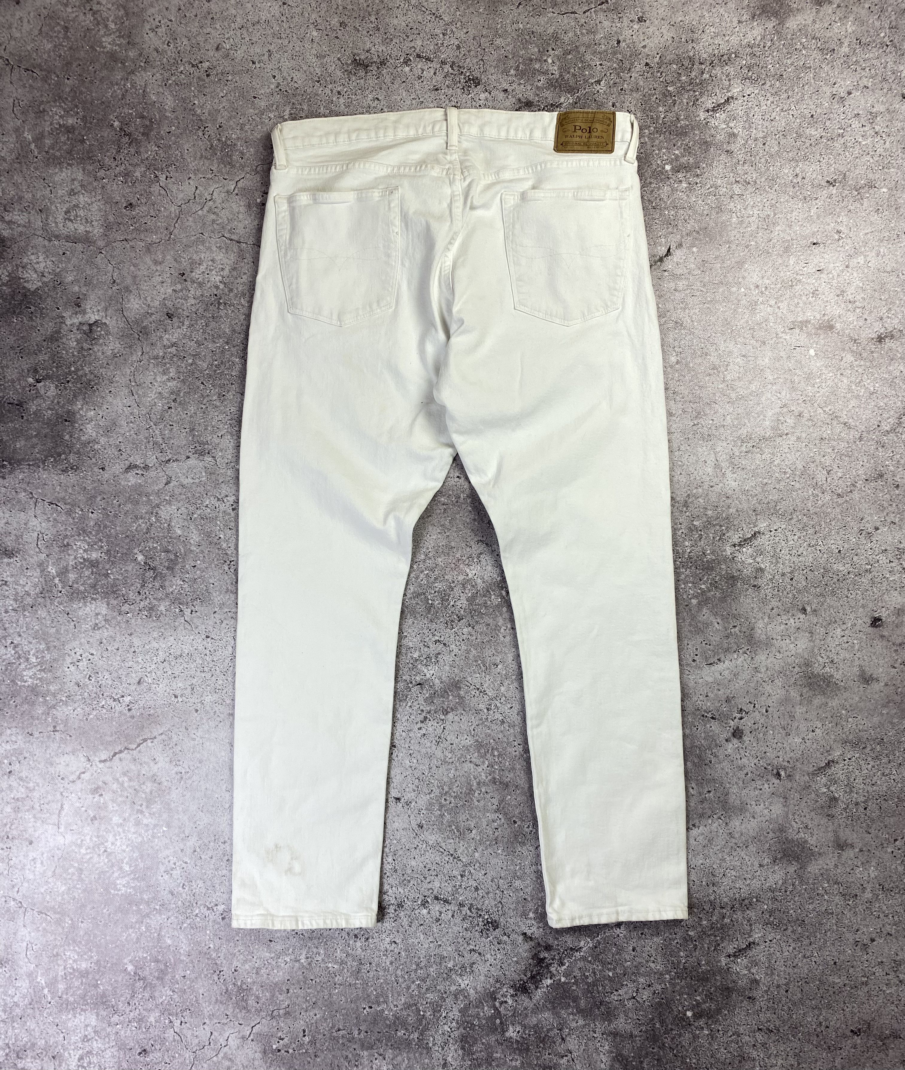 Polo Ralph Lauren × Ralph Lauren Ralph Lauren Luxury Men’s White Jeans Size US 36 / EU 52 - 2 Thumbnail