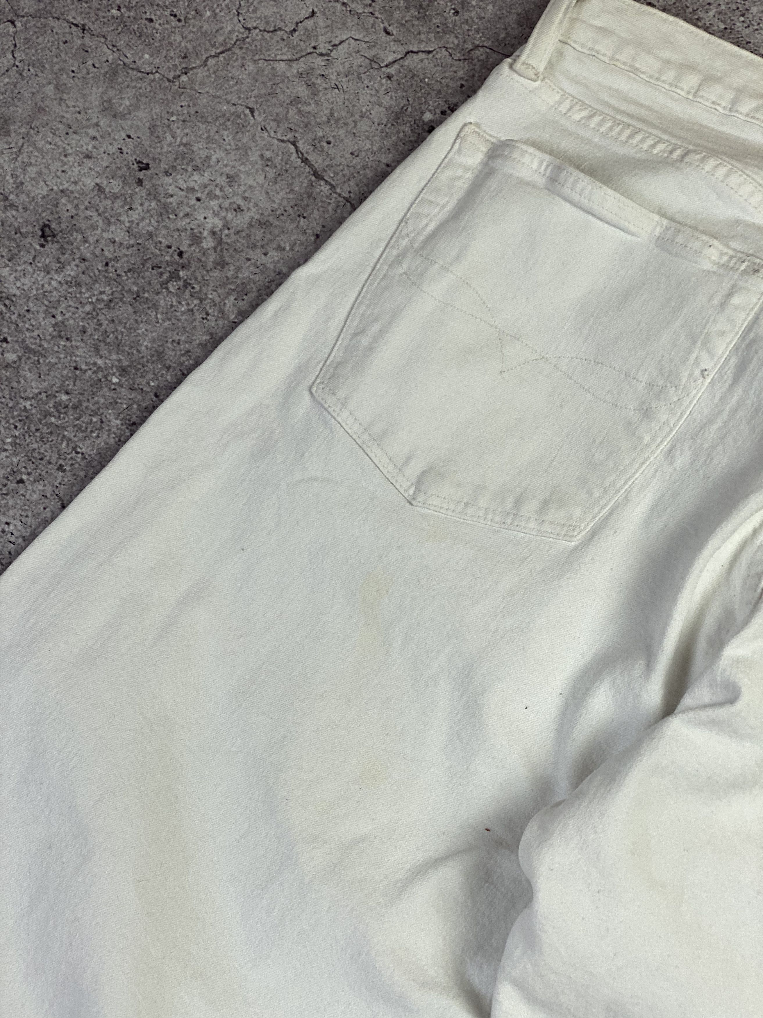 Polo Ralph Lauren × Ralph Lauren Ralph Lauren Luxury Men’s White Jeans Size US 36 / EU 52 - 9 Thumbnail