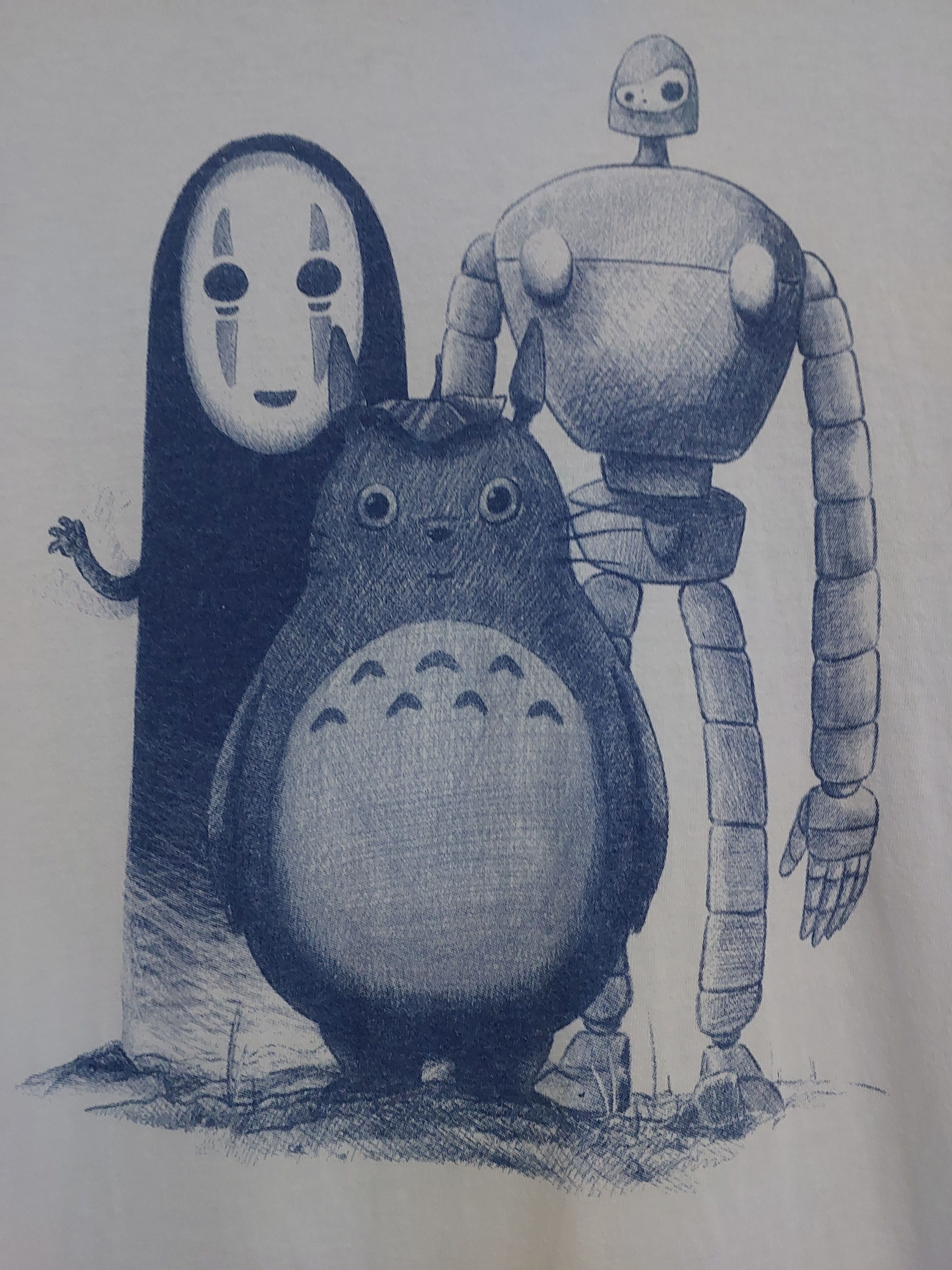 Anime STUDIO GHIBLI MOVIE ANIME TOTORO ILLUSTRATION TSHIRT Size US M / EU 48-50 / 2 - 2 Thumbnail