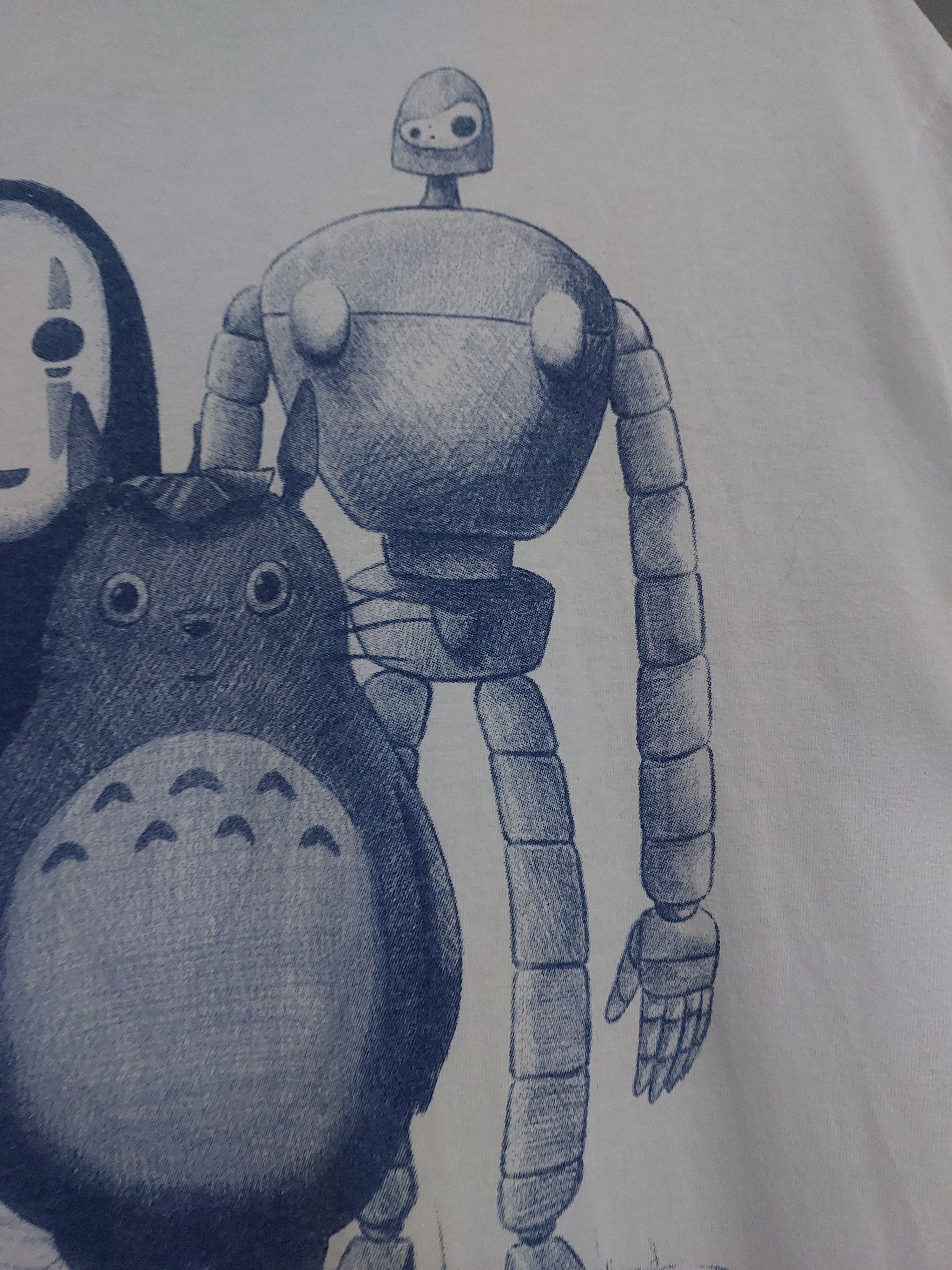Anime STUDIO GHIBLI MOVIE ANIME TOTORO ILLUSTRATION TSHIRT Size US M / EU 48-50 / 2 - 5 Thumbnail
