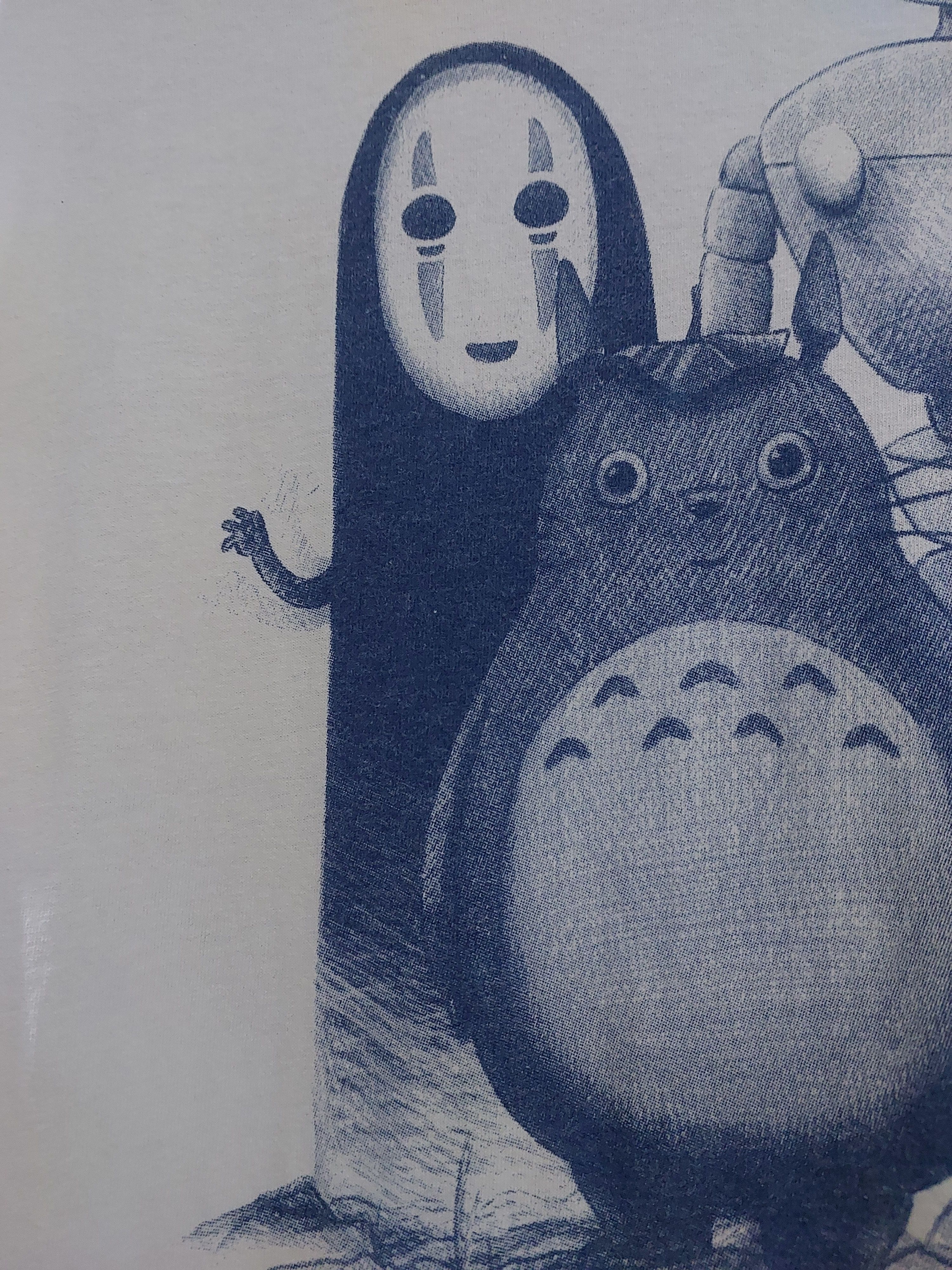 Anime STUDIO GHIBLI MOVIE ANIME TOTORO ILLUSTRATION TSHIRT Size US M / EU 48-50 / 2 - 8 Thumbnail