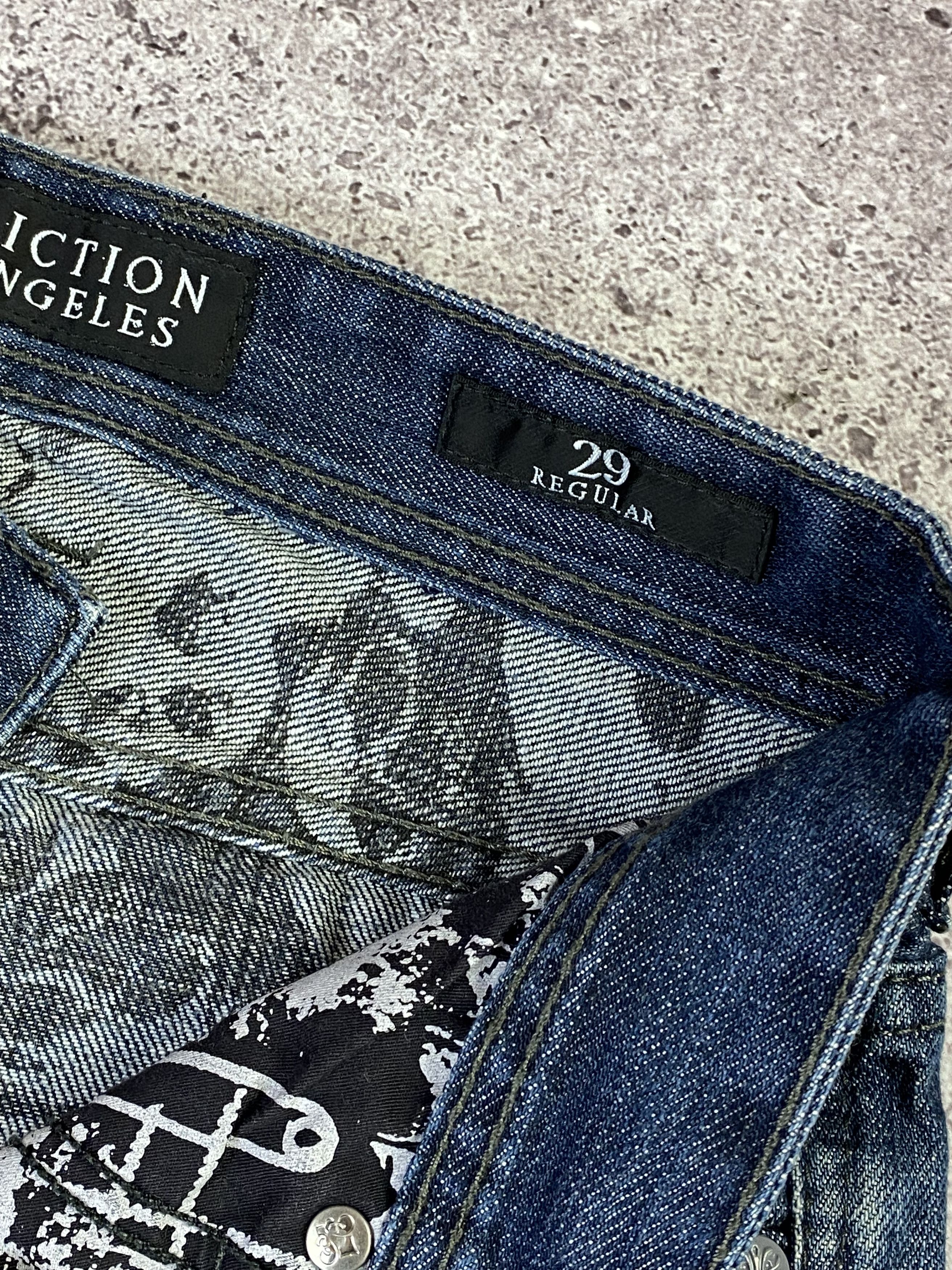 Affliction Vintage y2k Affliction Punk Gothic Opium Rare Jeans Size US 29 - 6 Thumbnail