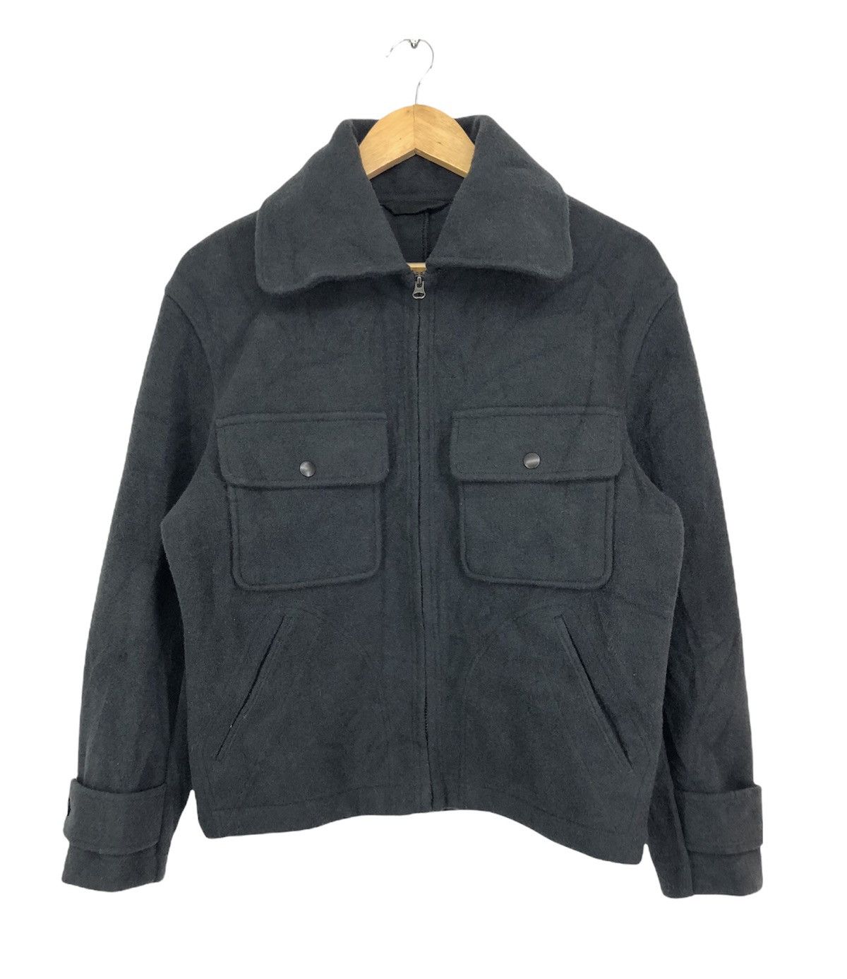 image of Japanese Uniqlo Wool 4 Pocket Jacket, Men's (Size Small)