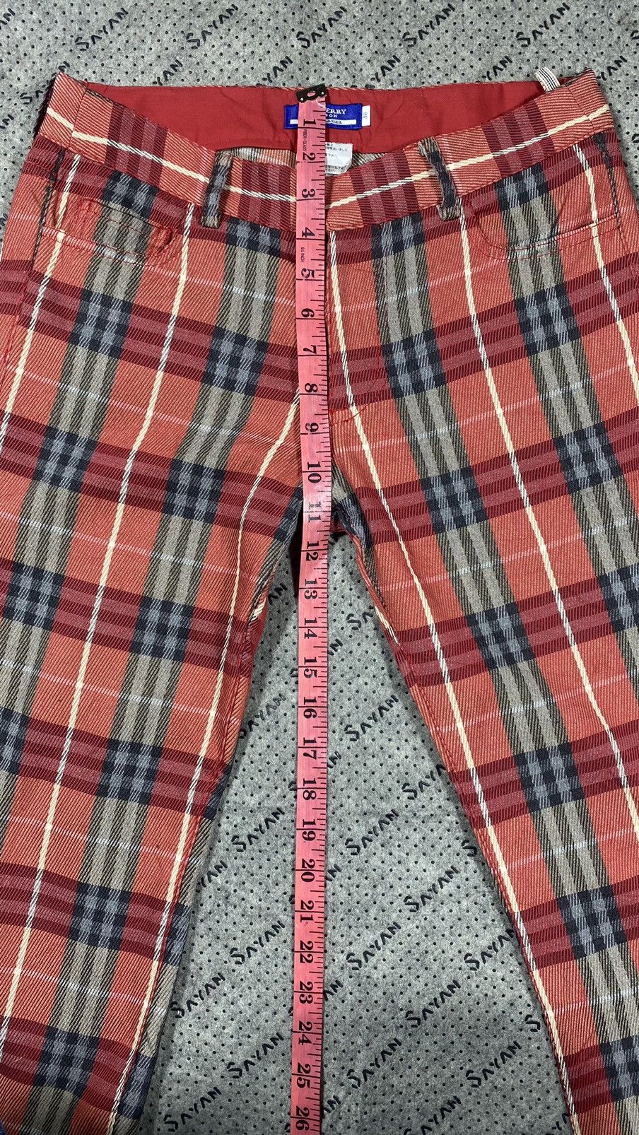 Burberry × Burberry Prorsum Burberry London Red Tartan Pant Size US 30 / EU 46 - 5 Thumbnail