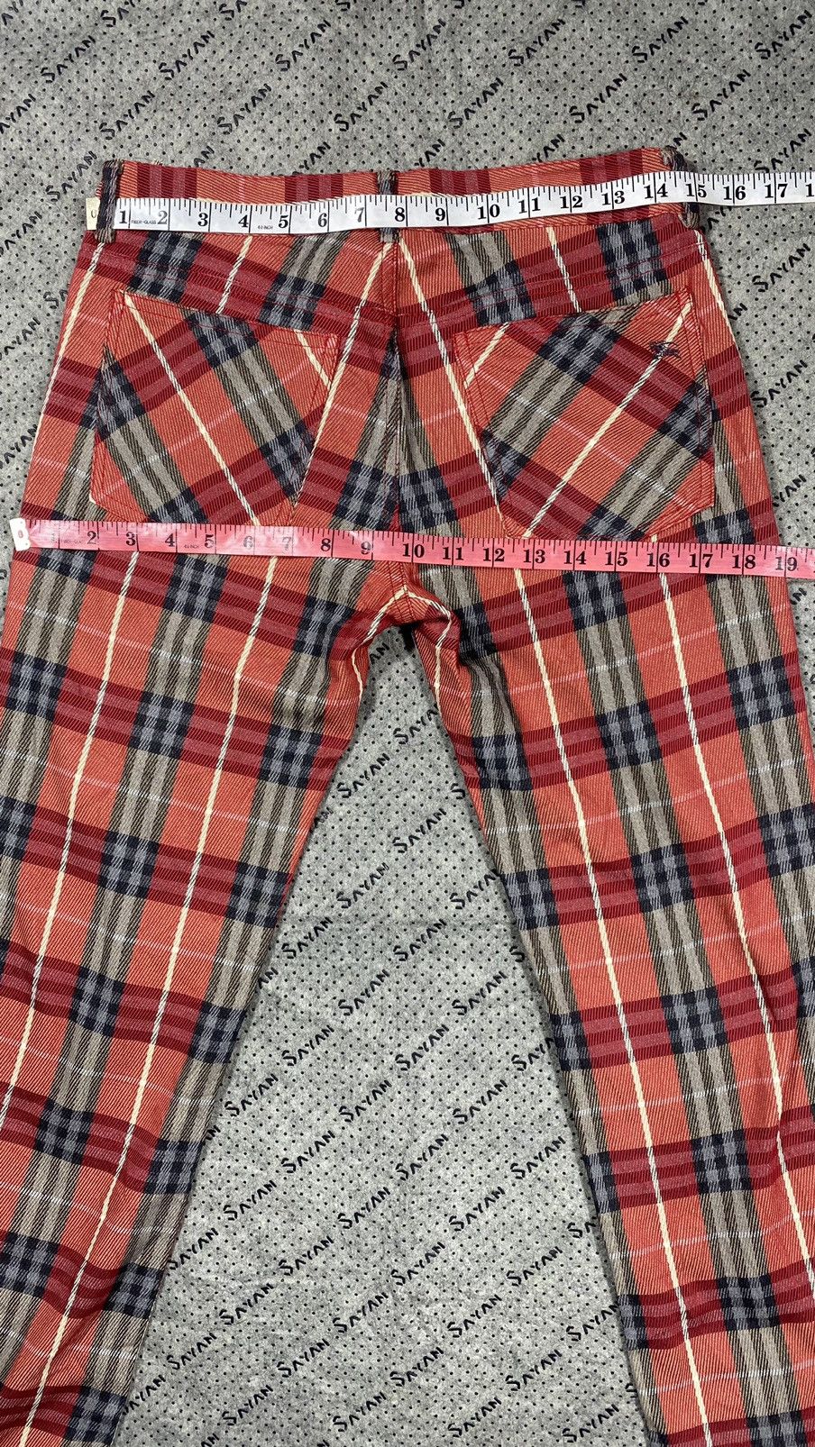 Burberry × Burberry Prorsum Burberry London Red Tartan Pant Size US 30 / EU 46 - 3 Thumbnail