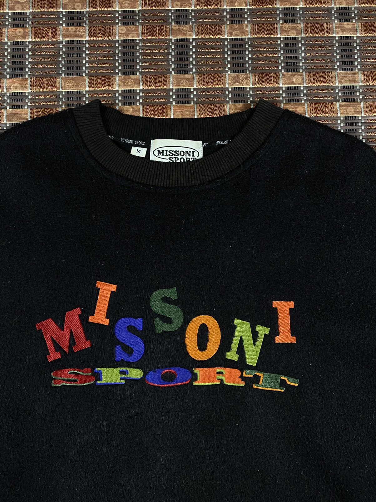 Missoni Missoni Embroidered Spellout Sweater Size US L / EU 52-54 / 3 - 2 Thumbnail