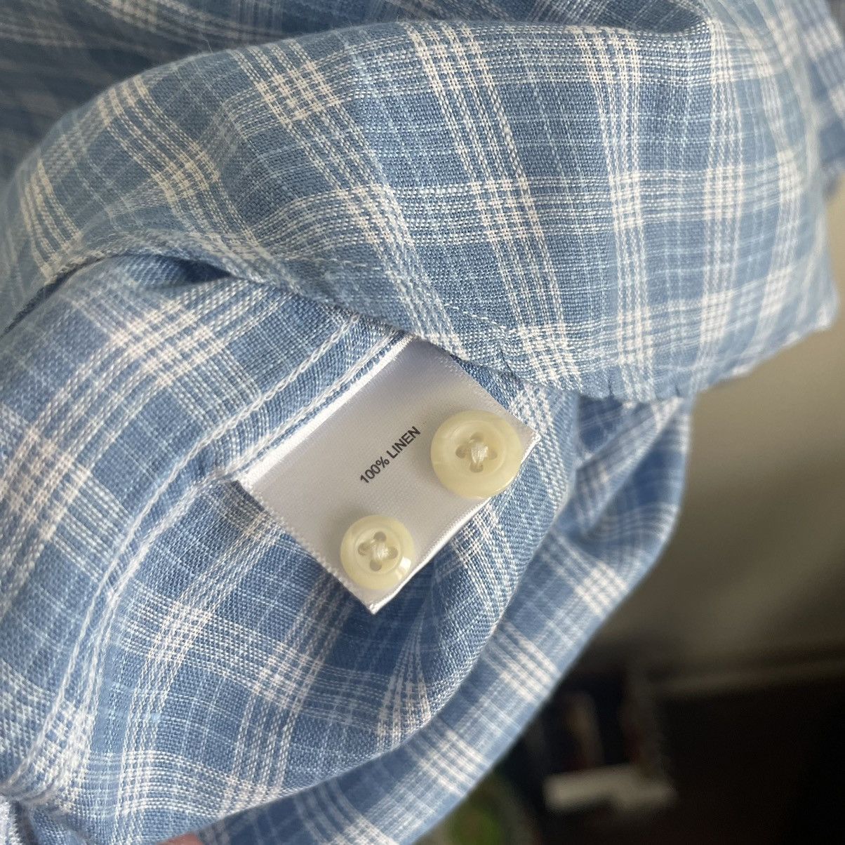 $175 Peter Millar 100% Linen Button Down Long Sleeve Shirt