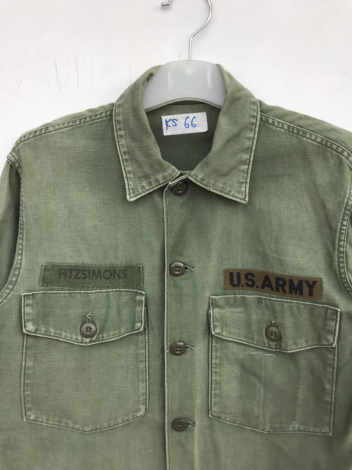 Vintage Vintage Us Army Shirt Size US M / EU 48-50 / 2 - 3 Thumbnail