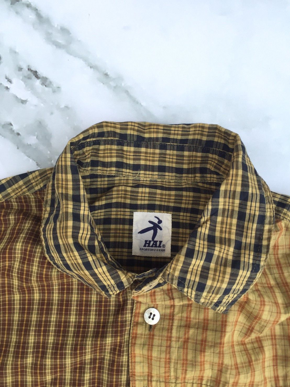 Hai Sporting Gear × Issey Miyake hai sporting gear issey miyake patchwork shirts Size US M / EU 48-50 / 2 - 2 Thumbnail