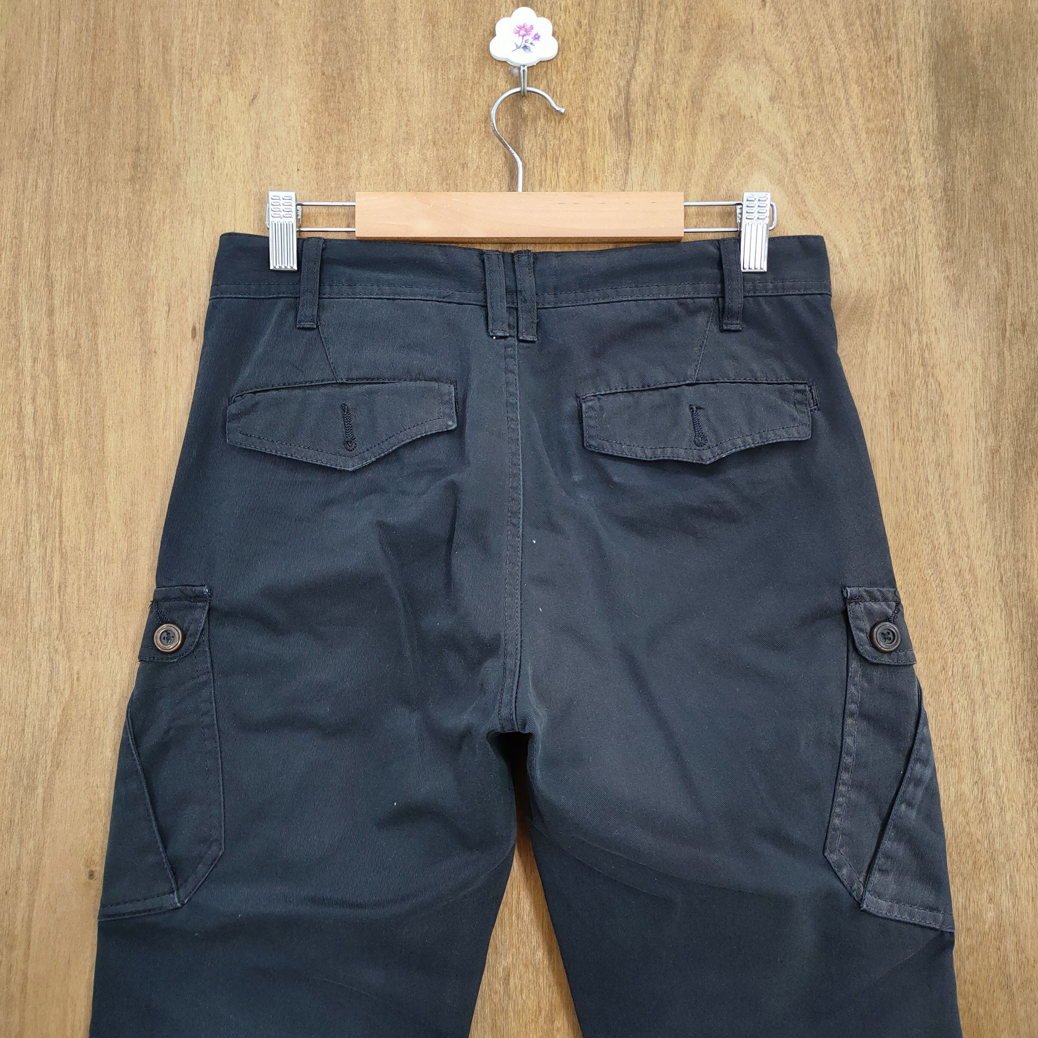Japanese Brand VINTAGE JAPANESE DOUBLE KNEE STYLE CARGO PANTS Size US 30 / EU 46 - 7 Thumbnail