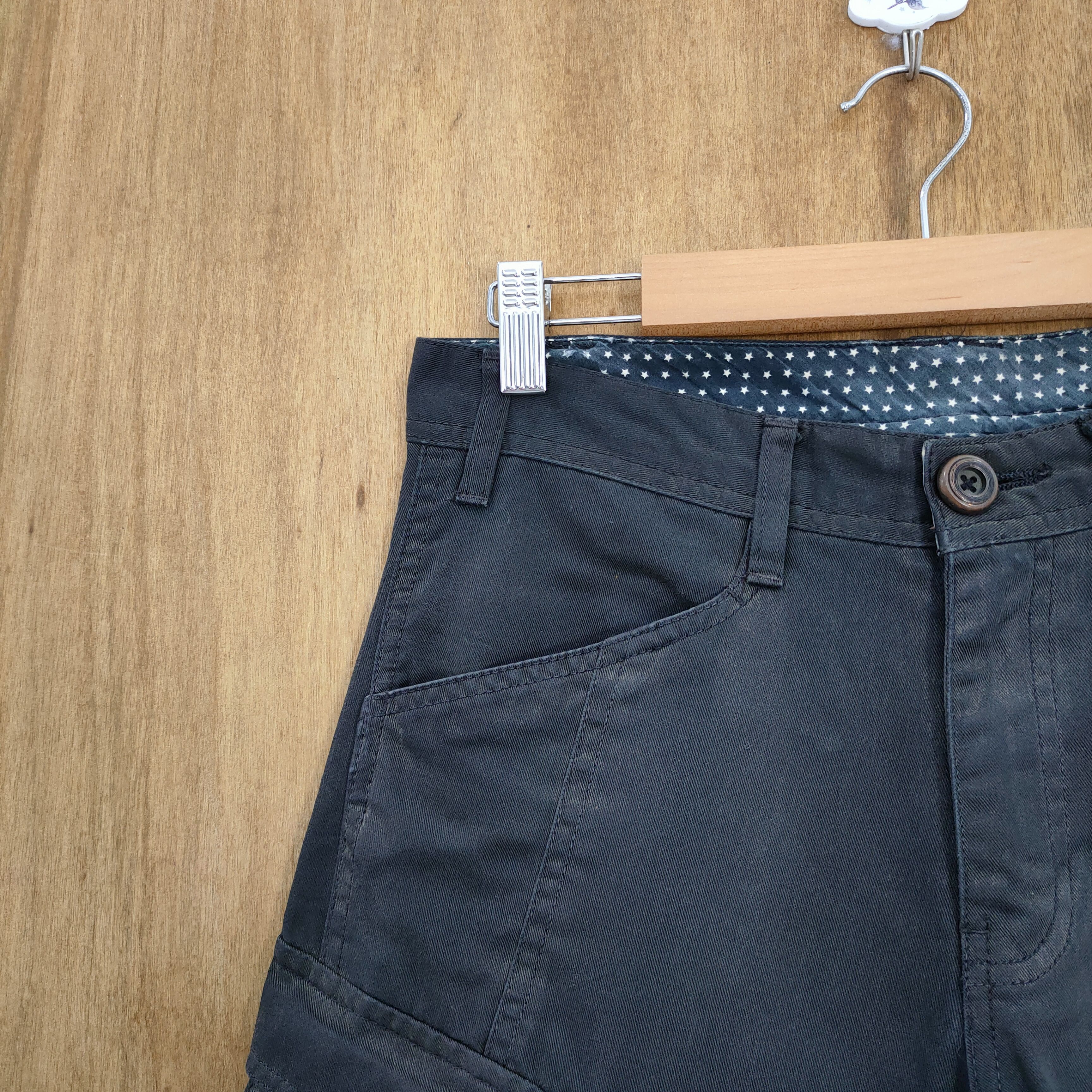 Japanese Brand VINTAGE JAPANESE DOUBLE KNEE STYLE CARGO PANTS Size US 30 / EU 46 - 5 Thumbnail