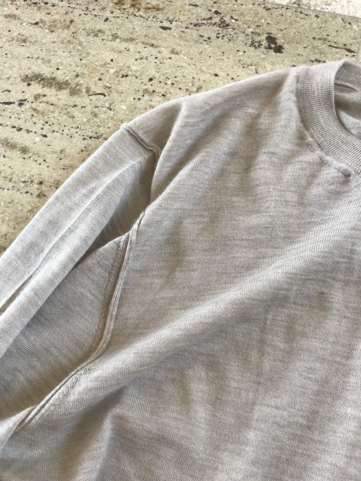 Dolce & Gabbana 100% Cashmere Beige Knit Size US XL / EU 56 / 4 - 7 Thumbnail