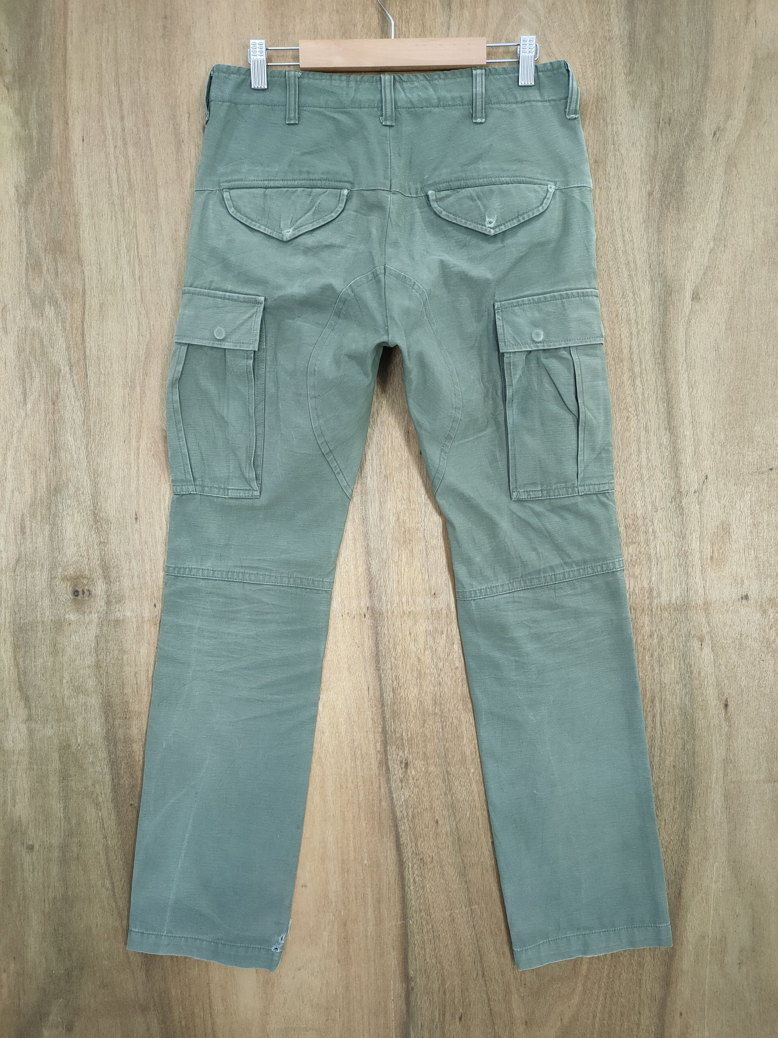 Japanese Brand AUDIENCE GREEN CARGO PANTS Size US 30 / EU 46 - 2 Thumbnail